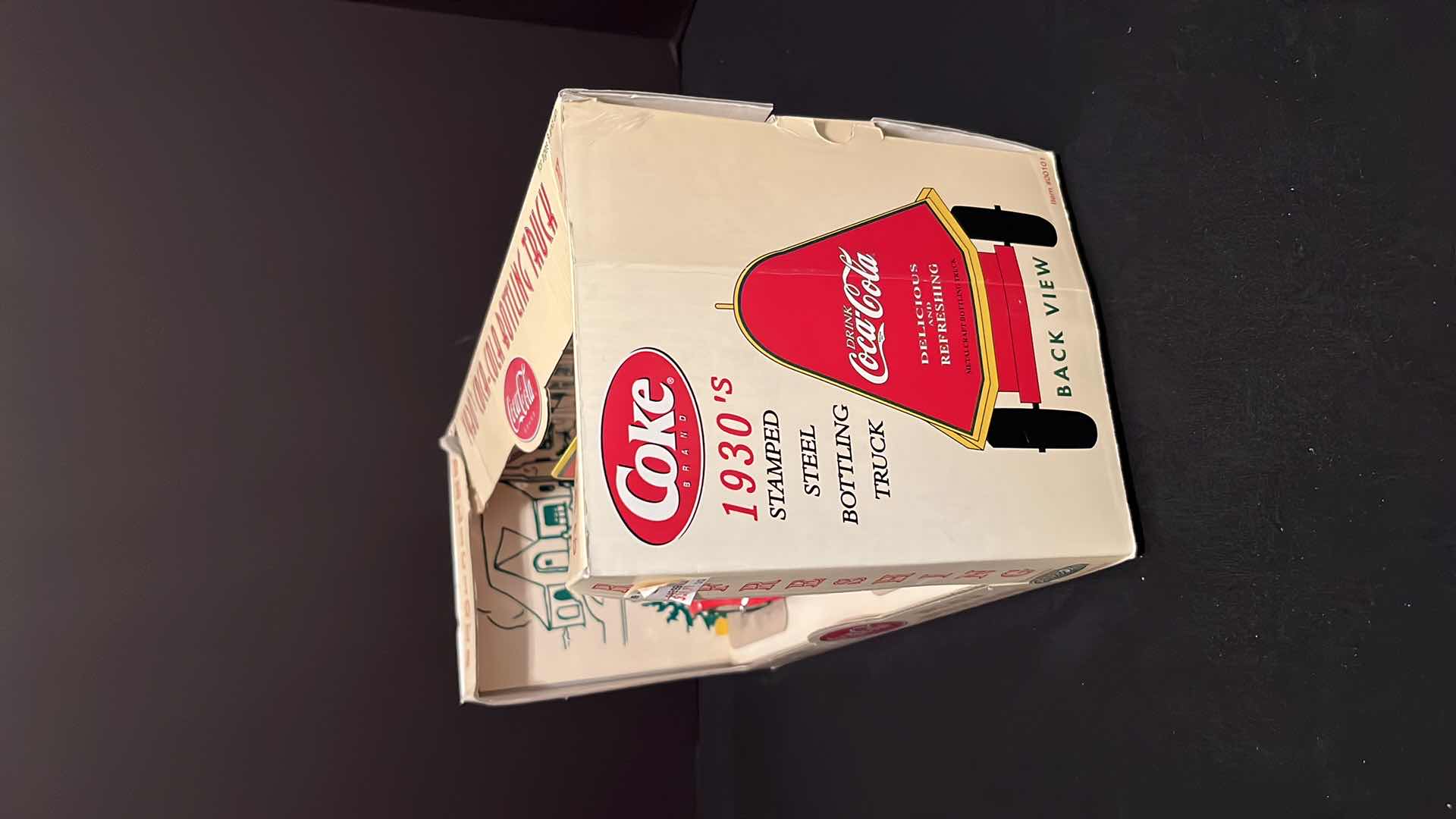 Photo 1 of GEARBOX TOYS AND COLLECTIBLES COCA-COLA 1930’S STAMPED STEEL BOTTLING TRUCK, 2001 (ITEM #00101)