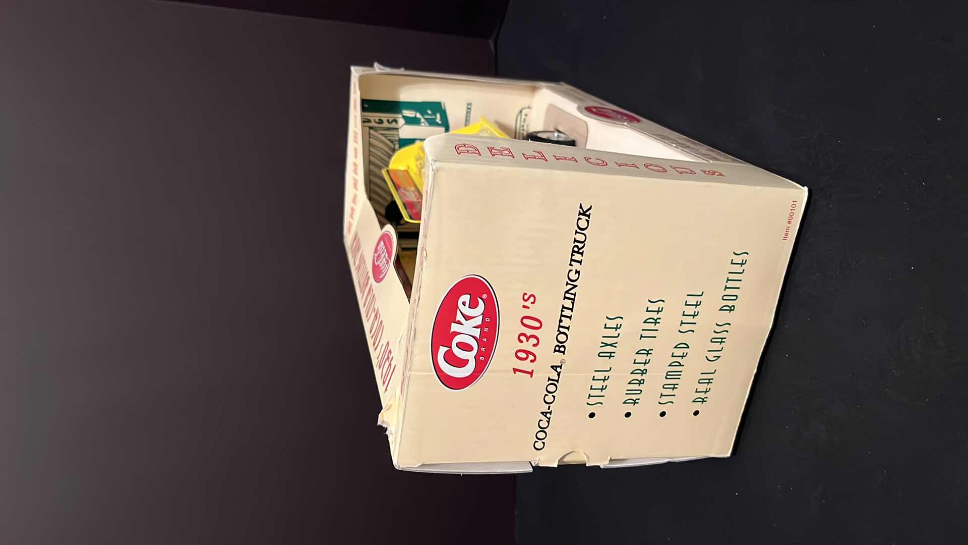 Photo 1 of GEARBOX TOYS AND COLLECTIBLES COCA-COLA 1930’S STAMPED STEEL BOTTLING TRUCK, 2001 (ITEM #00101)