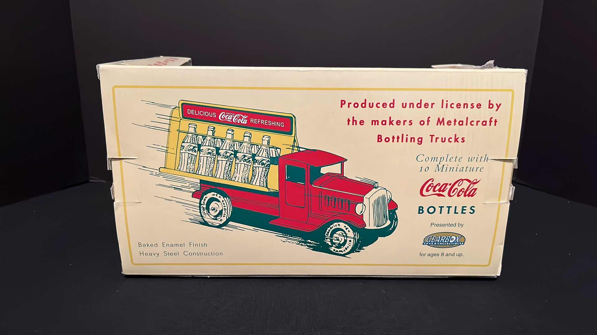 Photo 1 of GEARBOX TOYS AND COLLECTIBLES COCA-COLA 1930’S STAMPED STEEL BOTTLING TRUCK, 2001 (ITEM #00101)