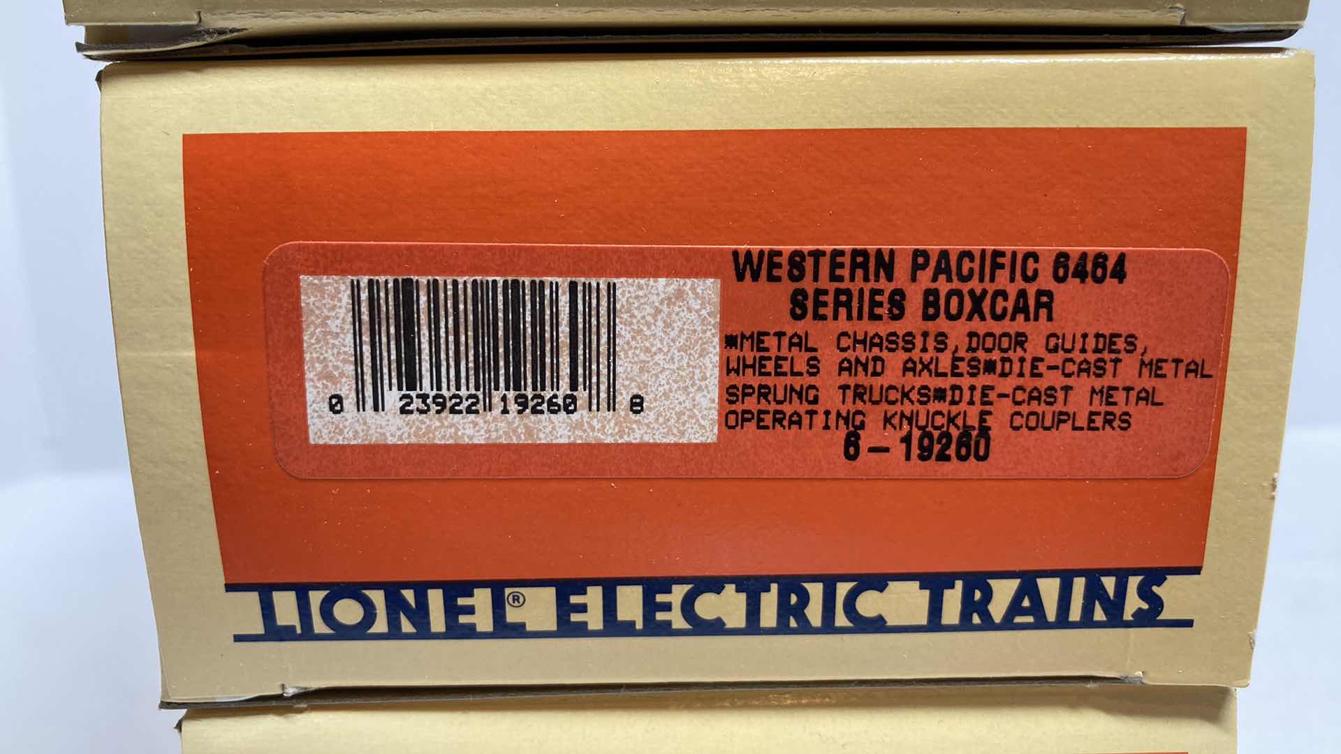 Photo 1 of LIONEL ELECTRIC TRAINS 6464 BOXCAR SERIES EDITION 2
6-19257