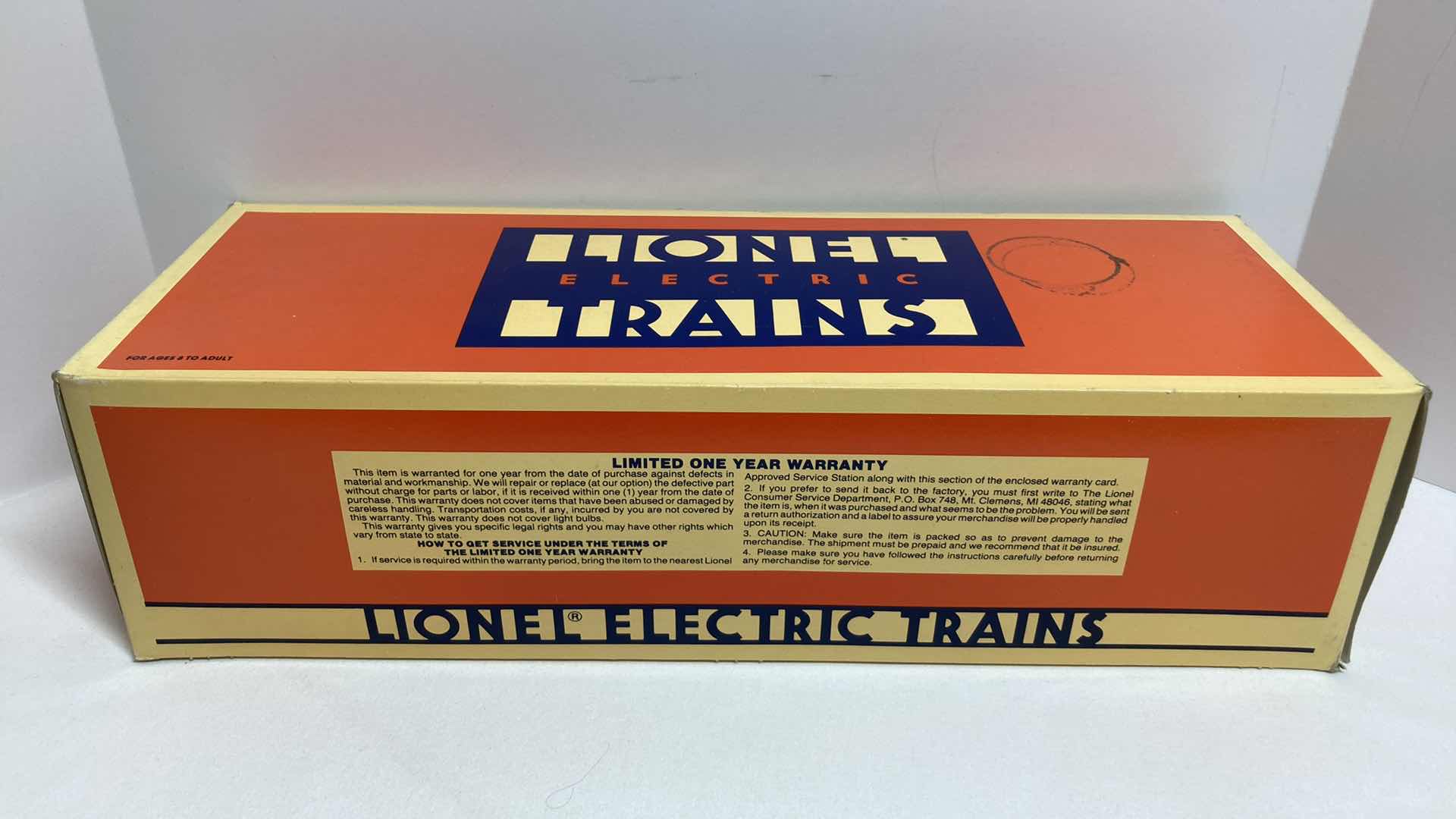 Photo 1 of LIONEL ELECTRIC TRAINS ATSF F-3 B-UNIT W RAILSOUNDS II TM TRAIN CAR 6-18122