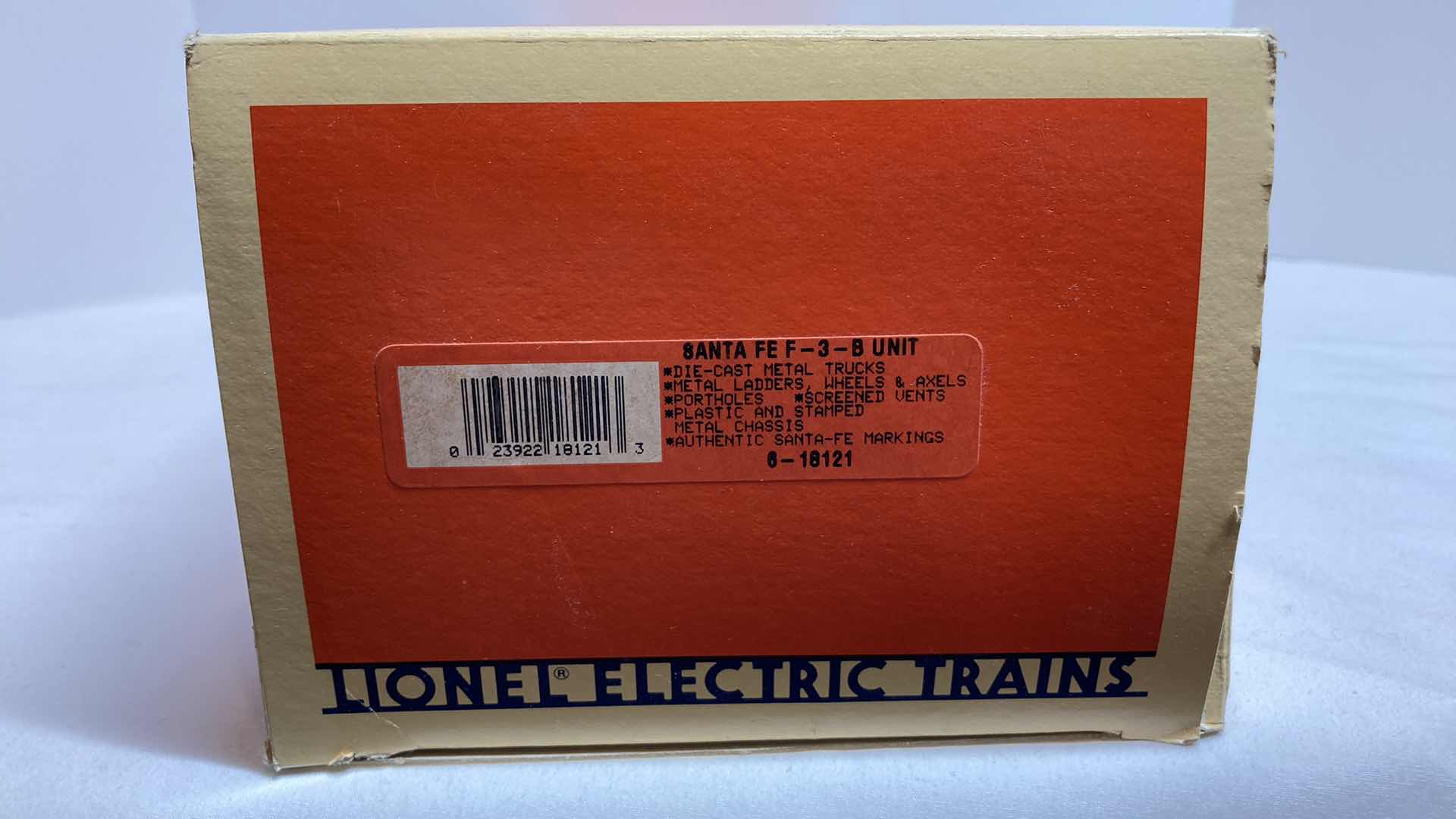 View 7 of LIONEL ELECTRIC TRAINS SANTA FE F-3-B UNIT TRAIN CAR