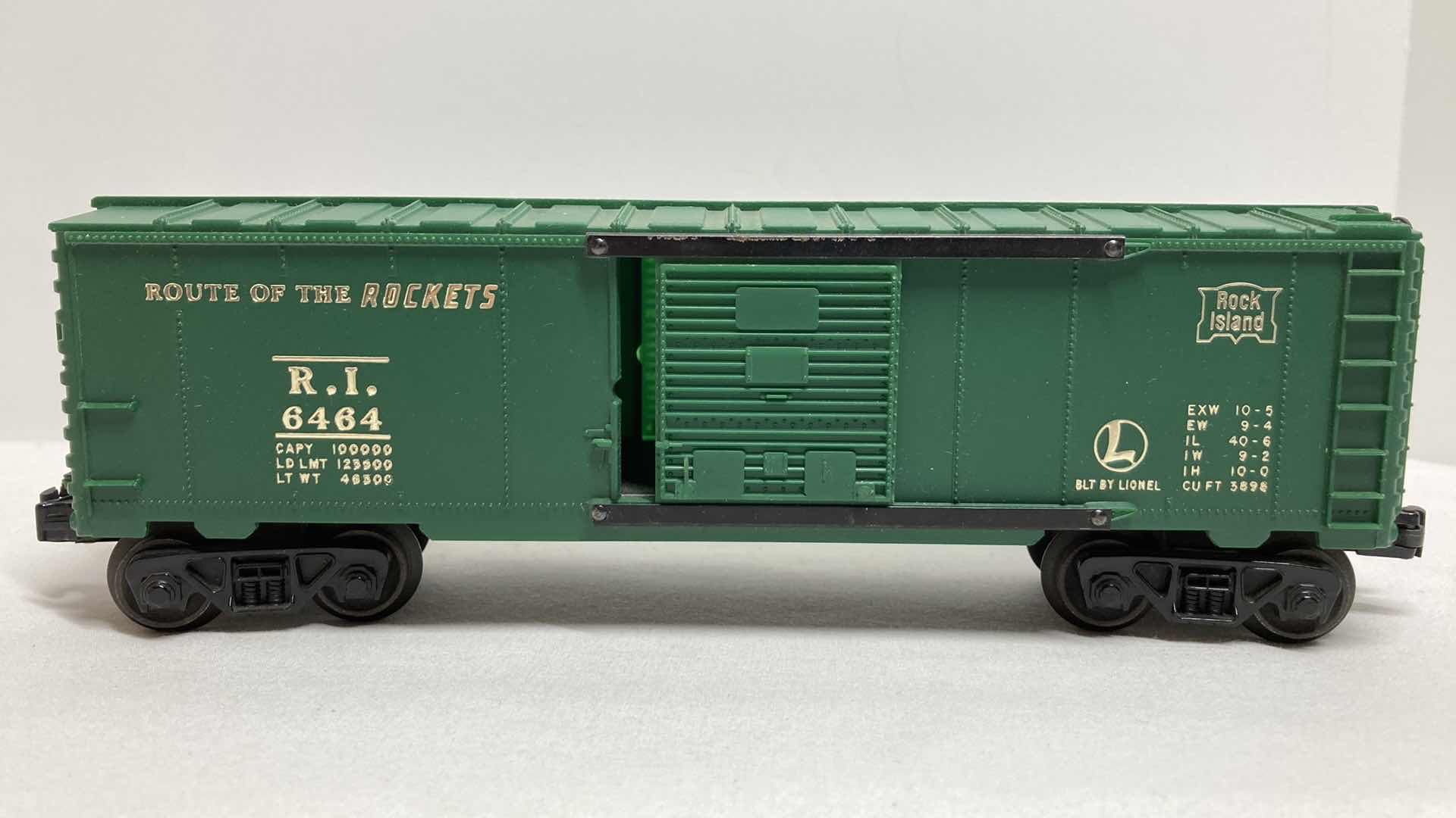 Photo 1 of LIONEL ELECTRIC TRAINS ROCK ISLAND CAR 6464-900