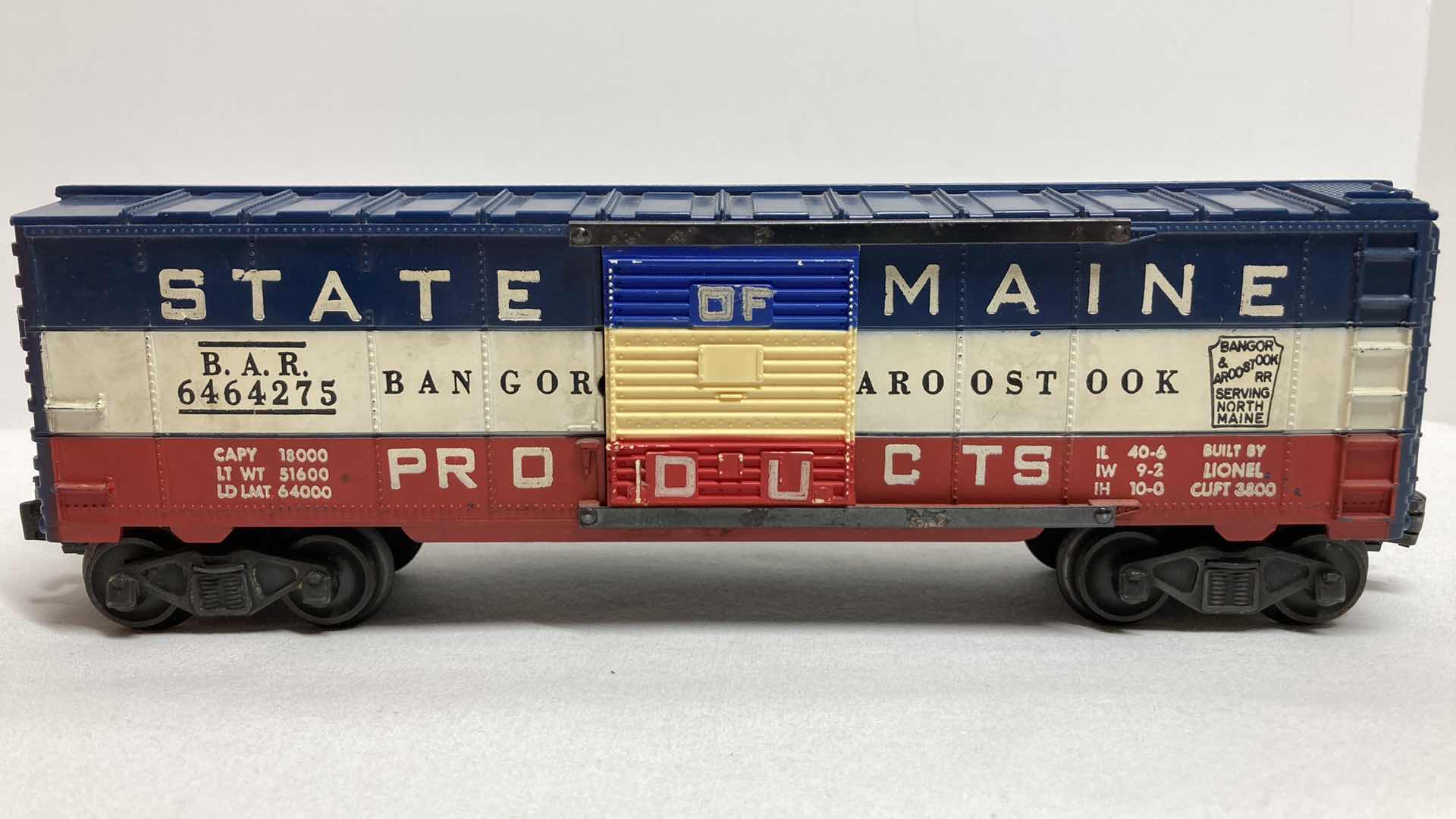 Photo 1 of LIONEL ELECTRIC TRAINS B.A.R. CAR 6464-275
