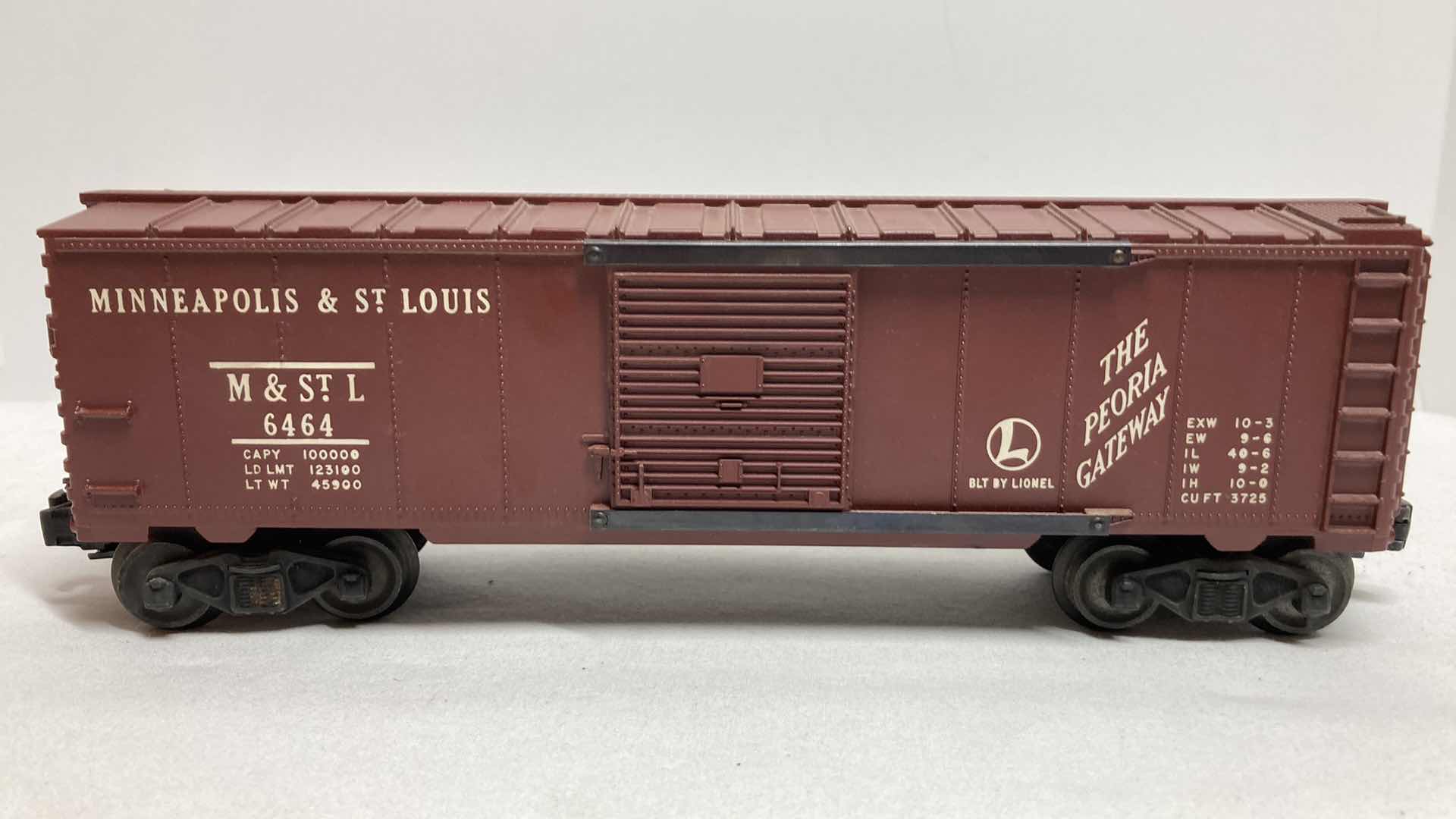 Photo 1 of LIONEL ELECTRIC TRAINS MINNEAPOLIS & ST. LOUIS CAR 6464-50