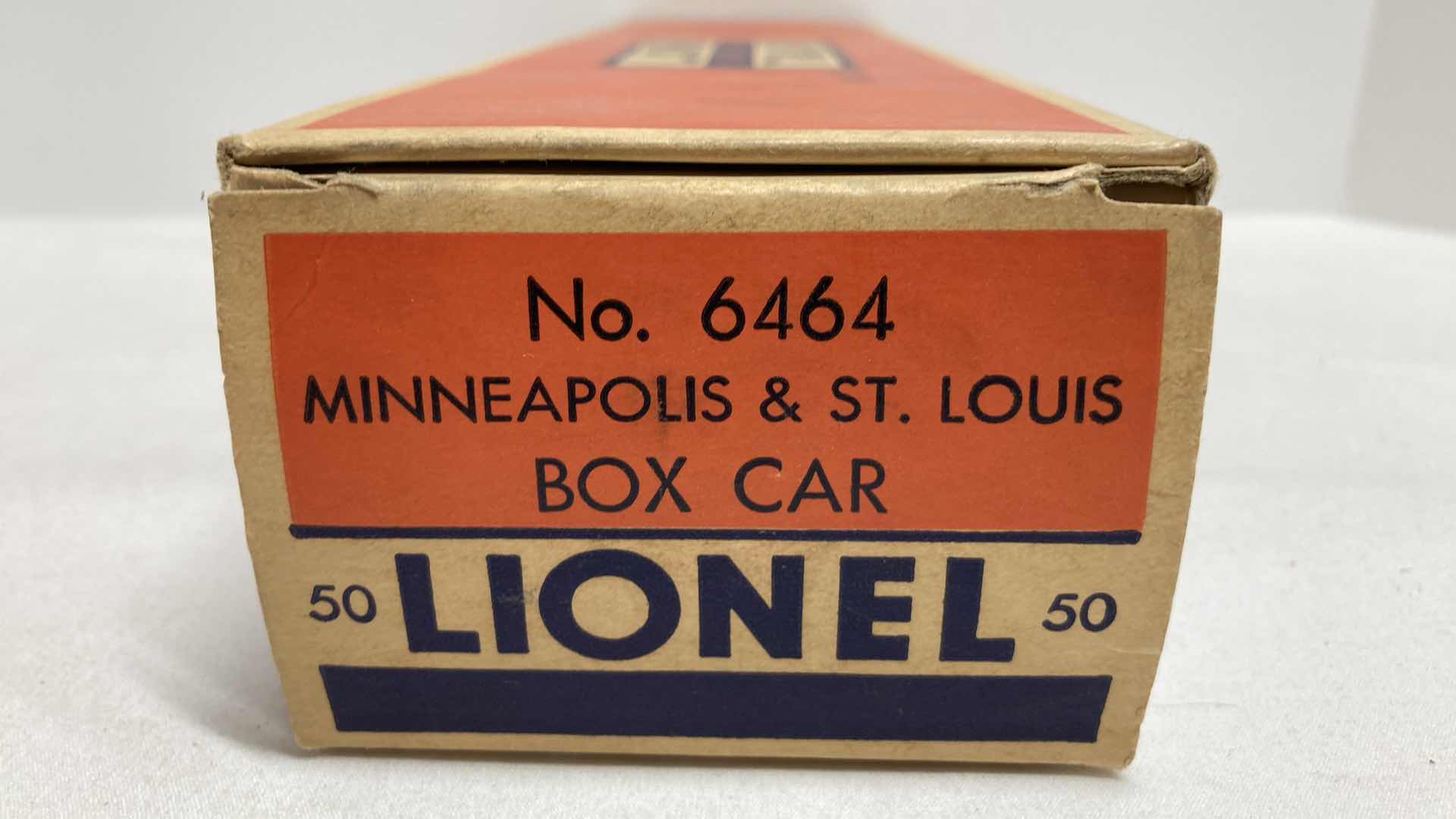 Photo 1 of LIONEL ELECTRIC TRAINS MINNEAPOLIS & ST. LOUIS CAR 6464-50