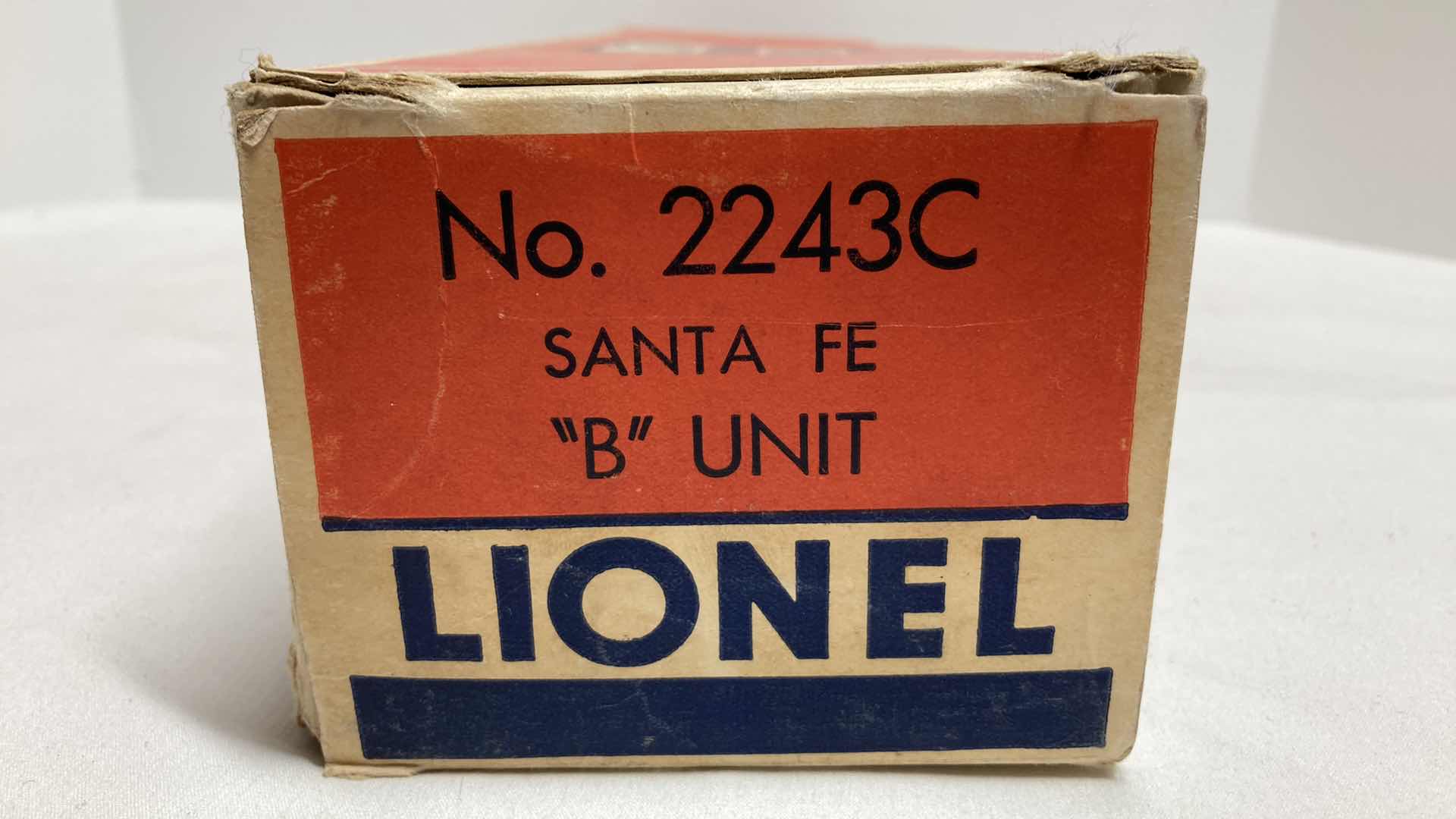Photo 1 of LIONEL ELECTRIC TRAINS SANTA FE B UNIT CAR 2243C