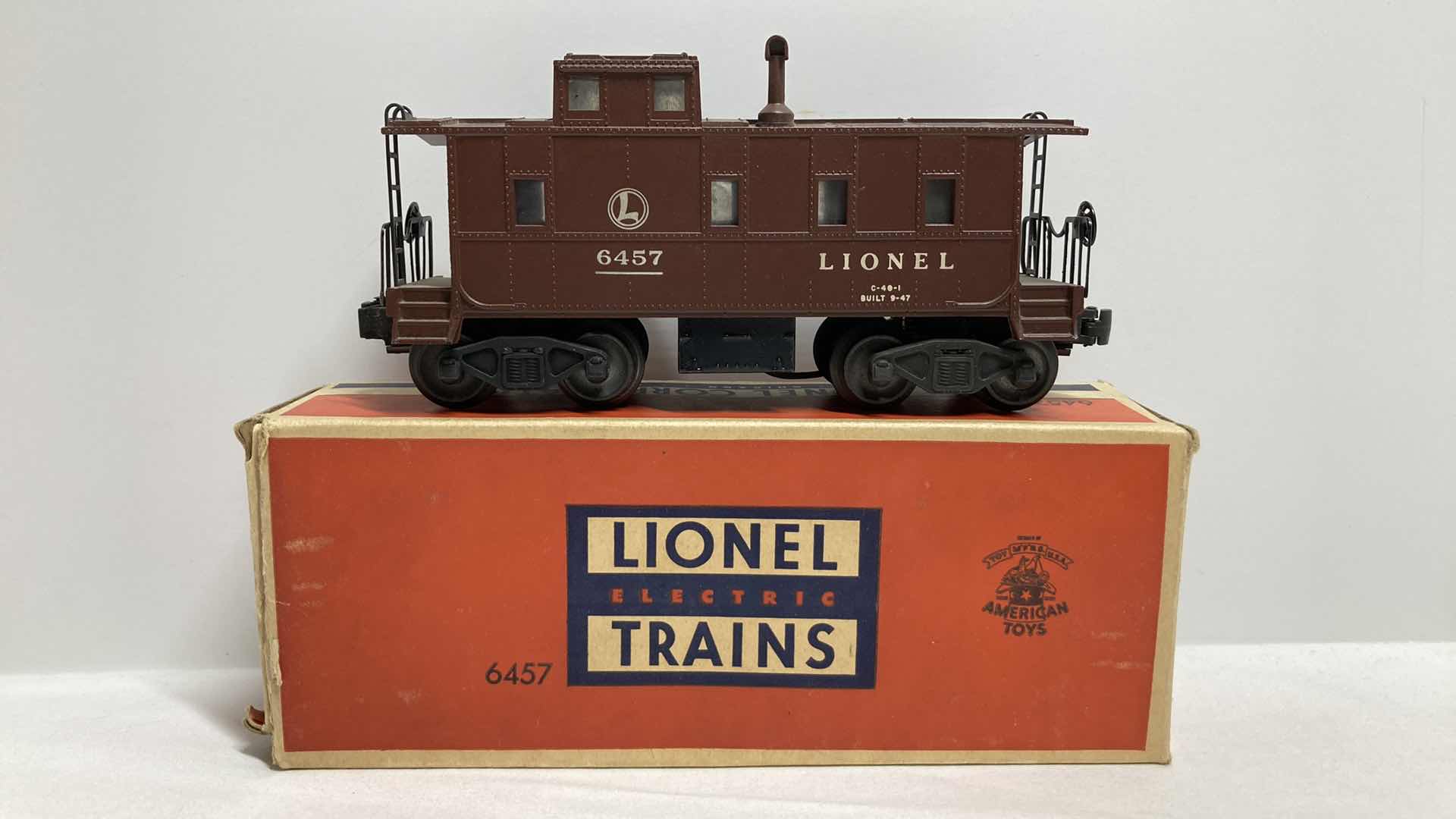 Photo 1 of LIONEL ELECTRIC TRAINS CABOOSE CAR 6457