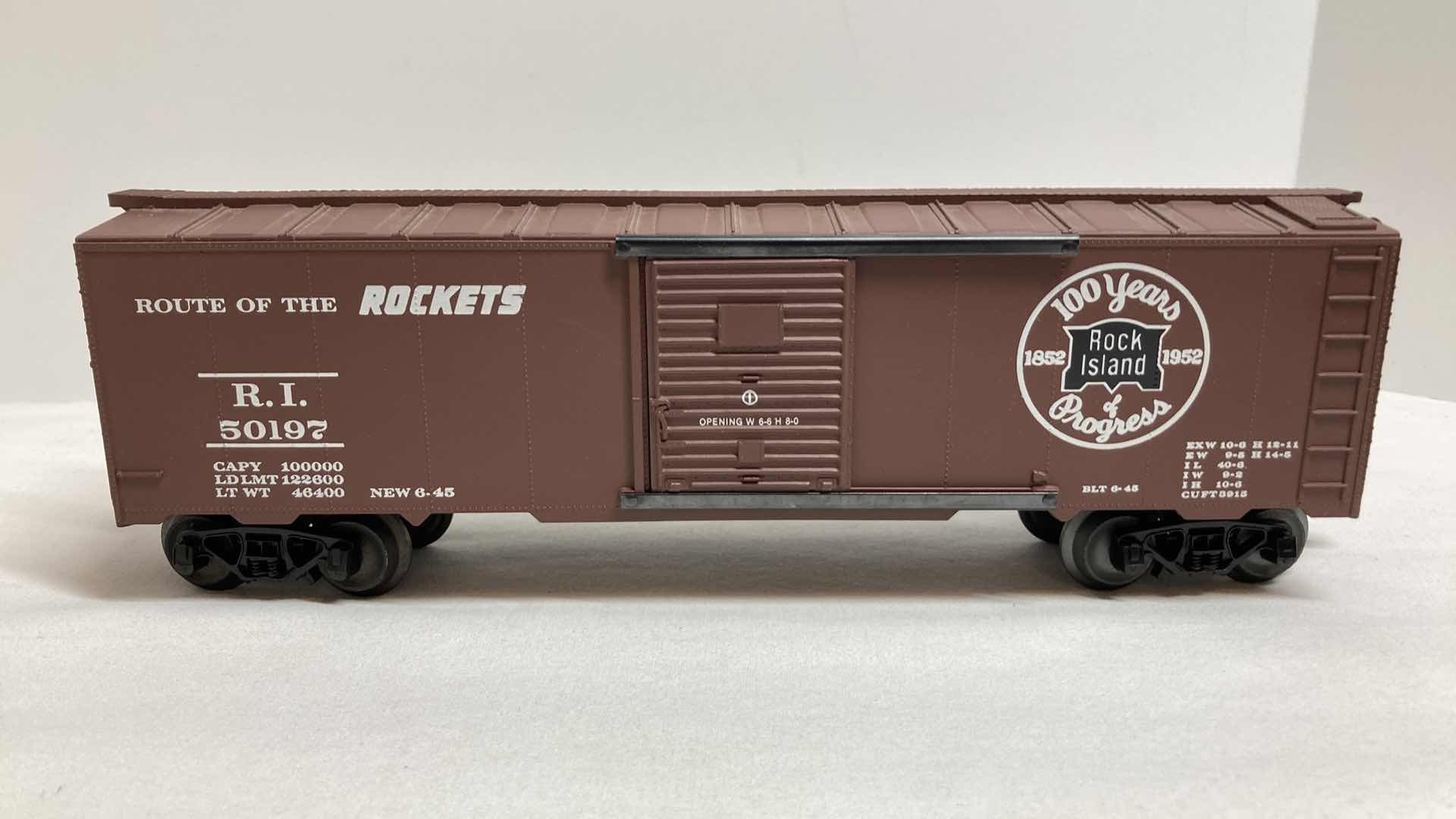Photo 1 of ROCK ISLAND ROUTE OF ROCKETS BOX CAR 50197 47