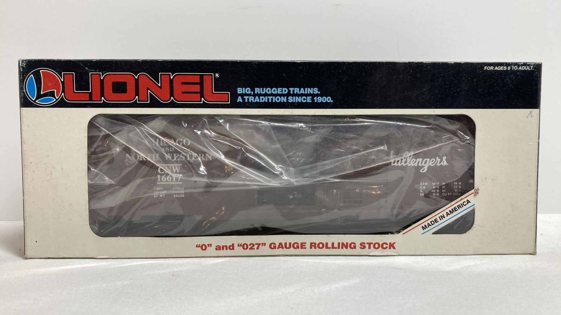 Photo 1 of LIONEL CHICAGO & NORTHWESTERN BOX CAR W ETD 6-16617