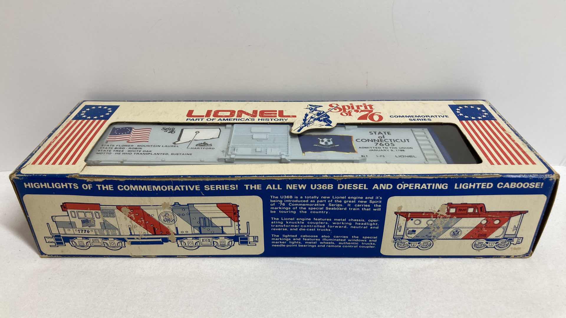 Photo 1 of LIONEL CONNECTICUT BOX CAR 6-7605