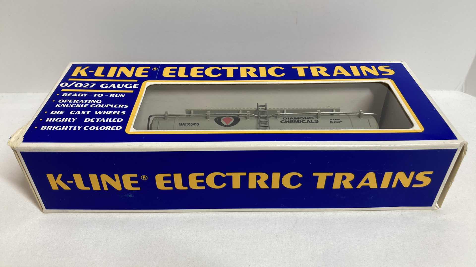 Photo 1 of K LINE ELECTRIC TRAINS DIAMOND CHEMICAL TANK CAR K-5415