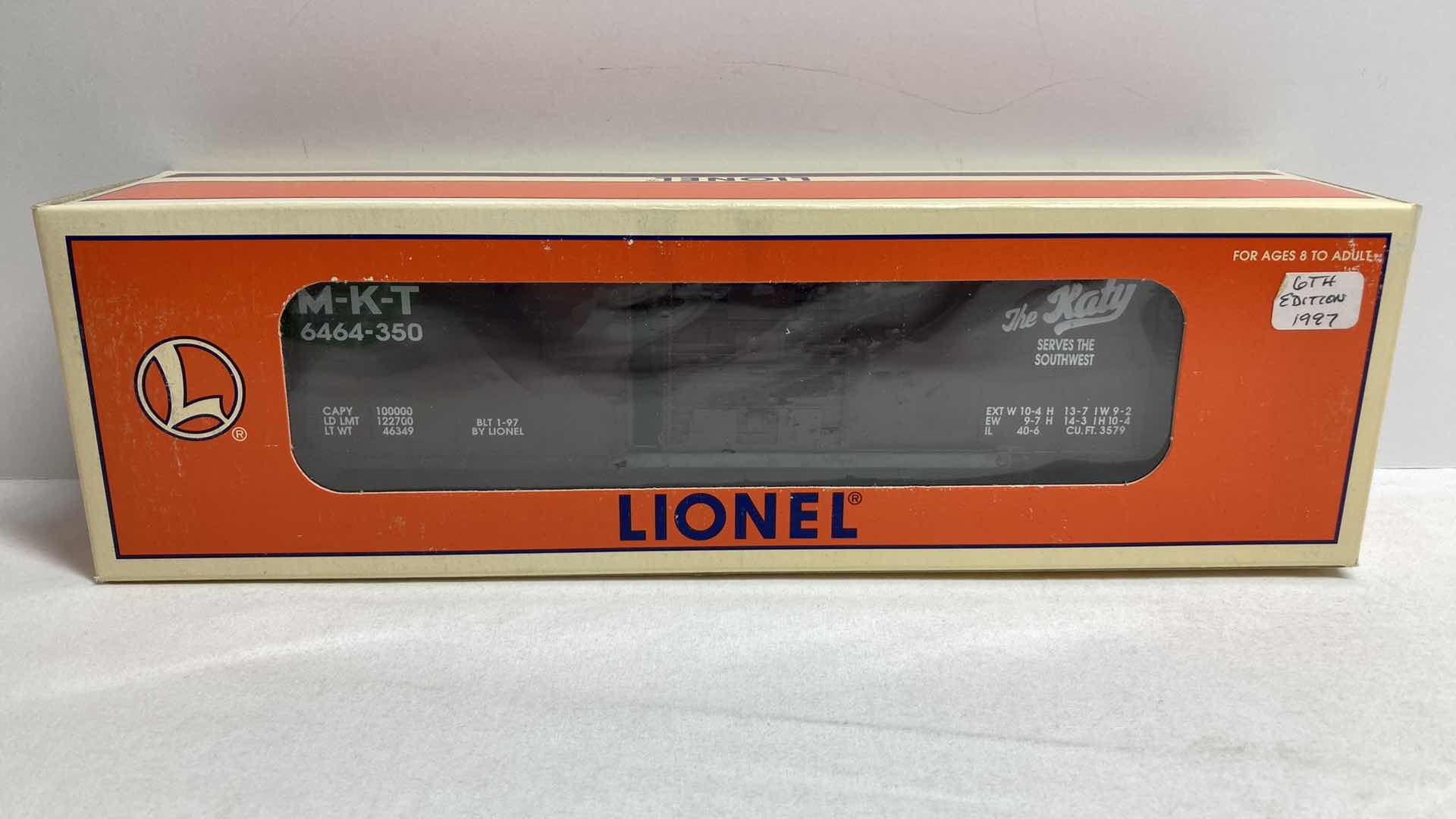 View 1 of LIONEL MISSOURI KANSAS TEXAS 6464-350 BOX CAR 6-19293