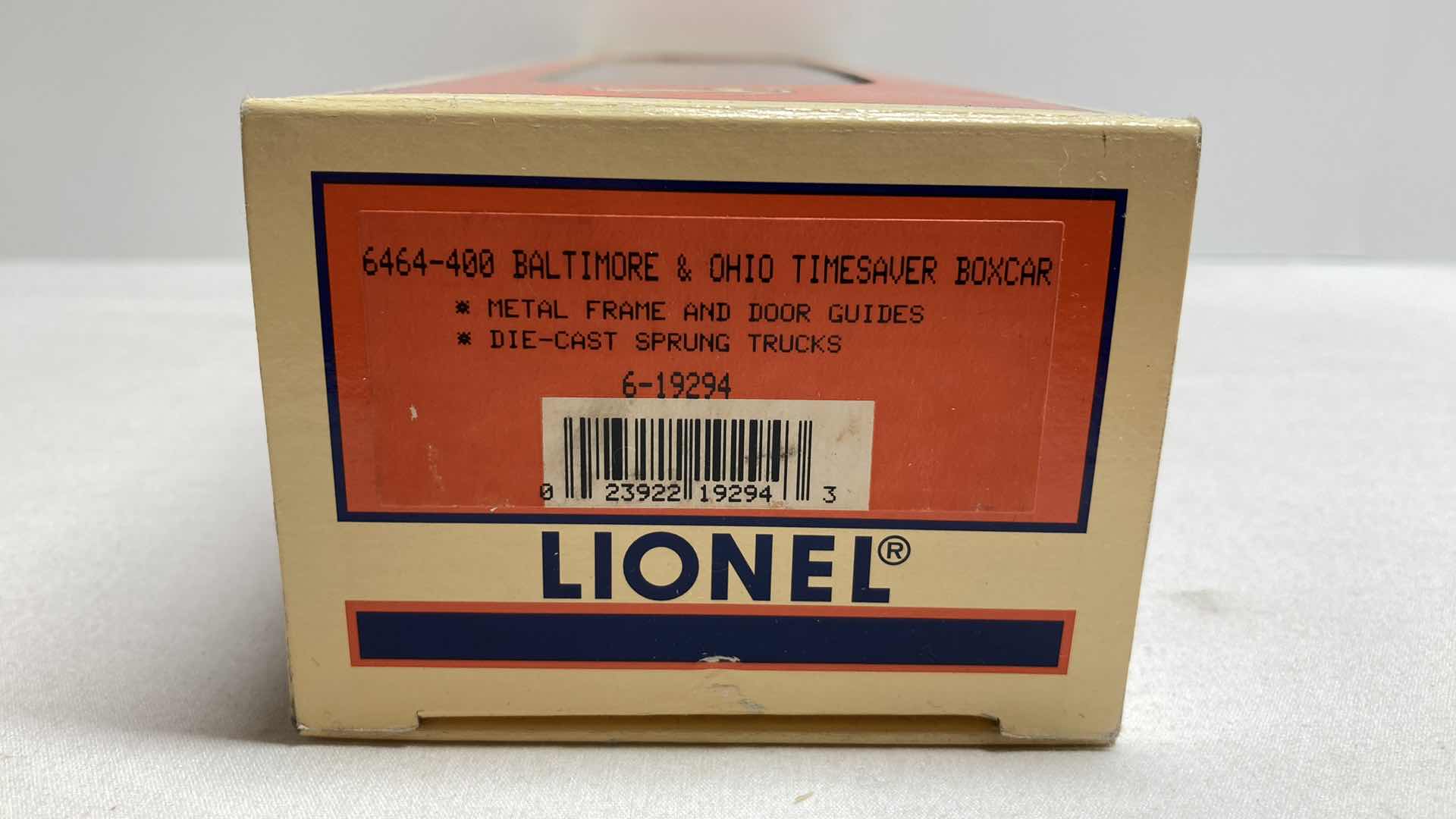 Photo 1 of LIONEL BALTIMORE & OHIO TIMESAVER BOX CAR 6-19294