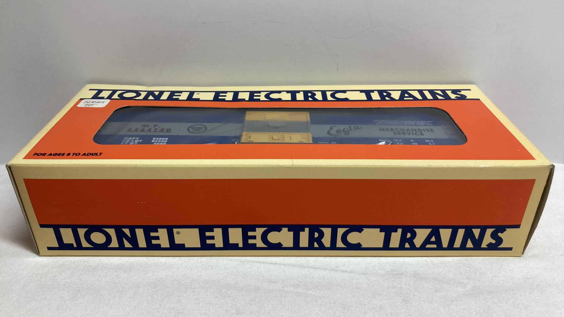 Photo 1 of LIONEL ELECTRIC TRAINS MISSOURI PACIFIC 6464 SERIES BOX CAR 6-19268
