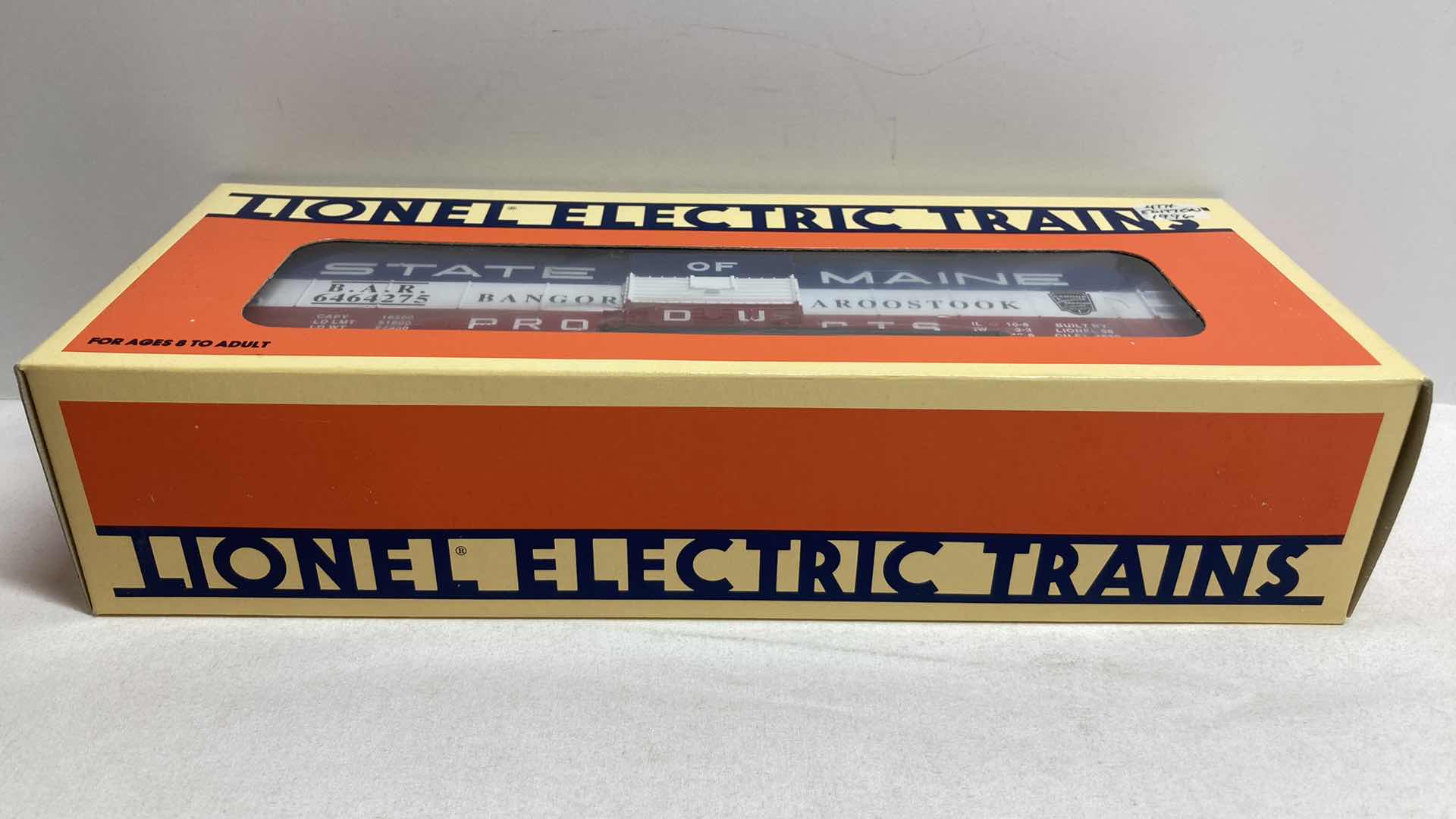 Photo 1 of LIONEL ELECTRIC TRAINS STATE OF MAINE BOX CAR 6-19273