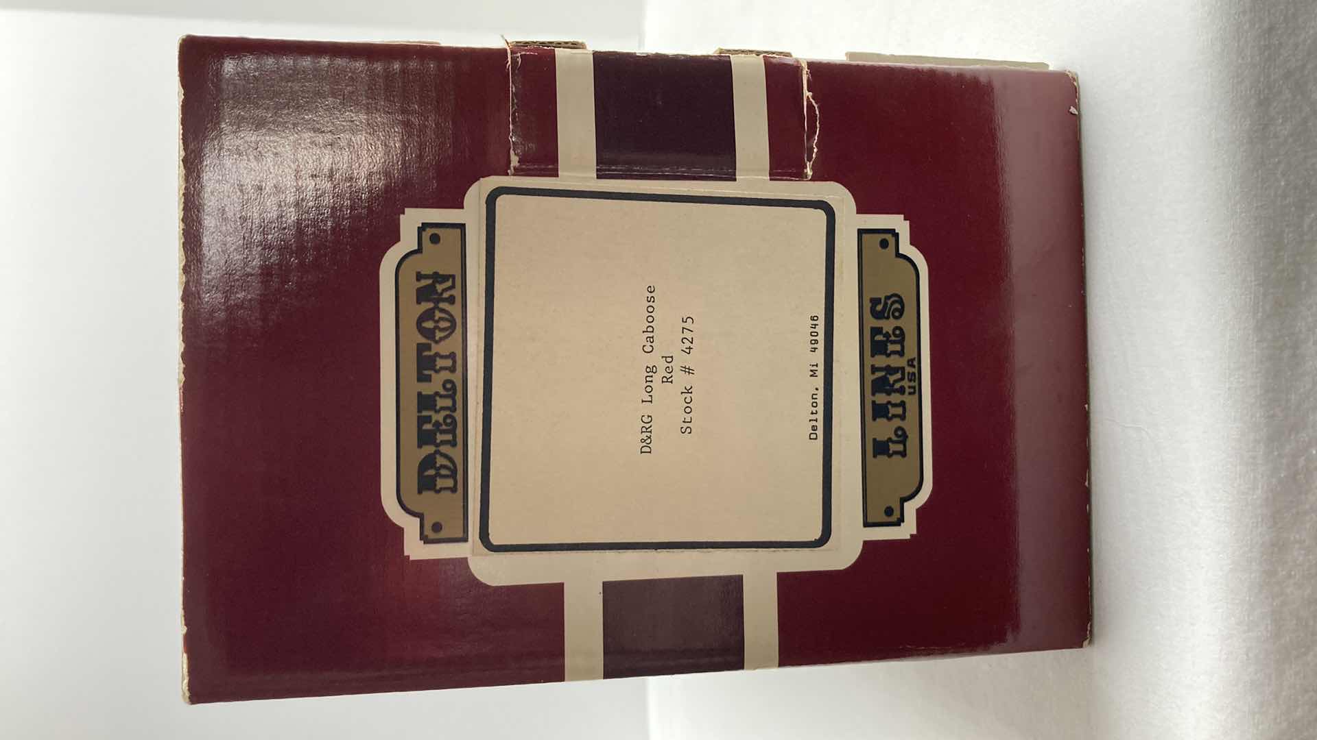 Photo 1 of DELTON LOCOMOTIVE WORKS RED D&RG LONG CABOOSE 4275