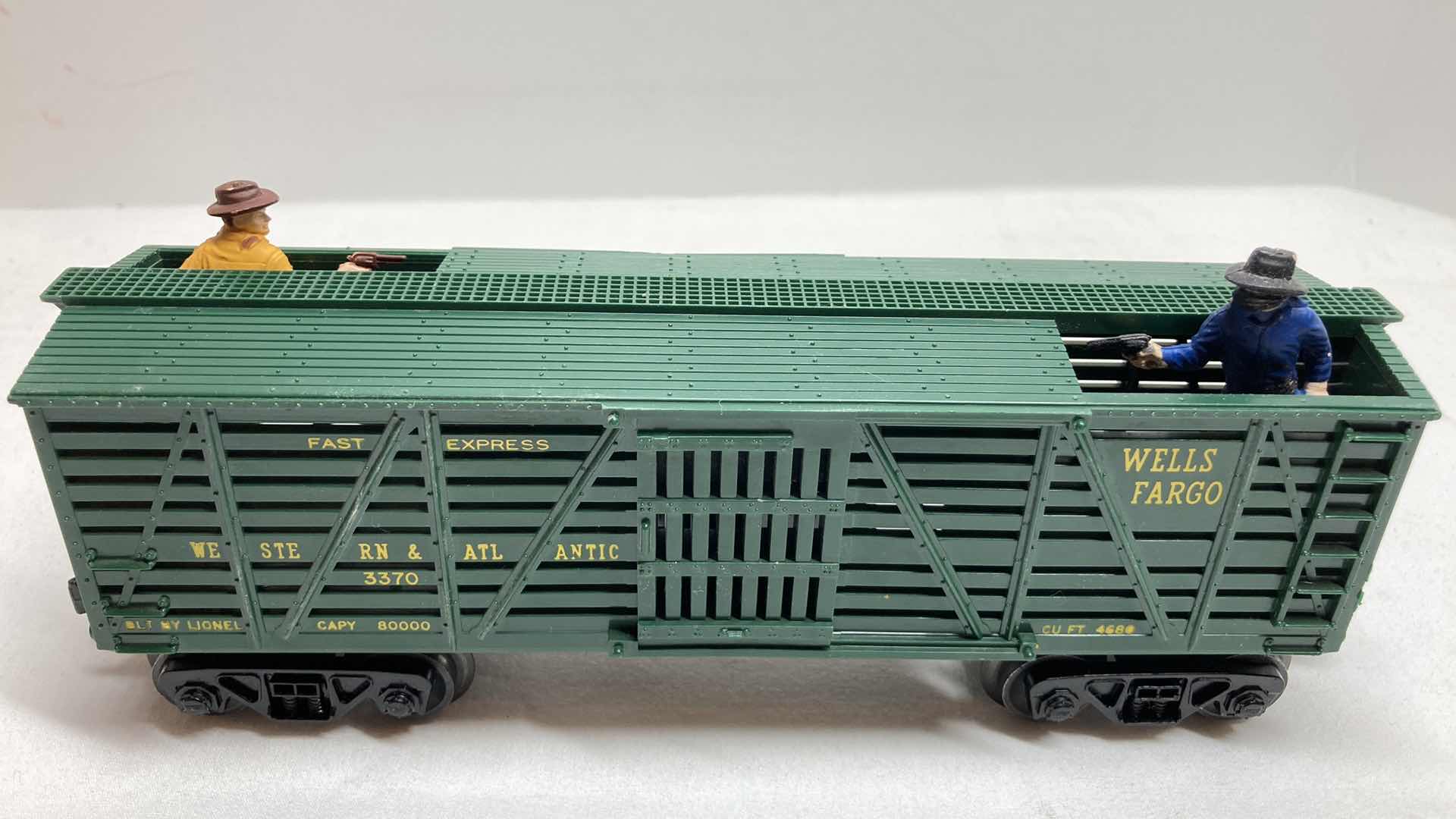 Photo 1 of LIONEL ELECTRIC TRAINS ANIMATED SHERIFF AND OUTLAW CAR 3370-18
