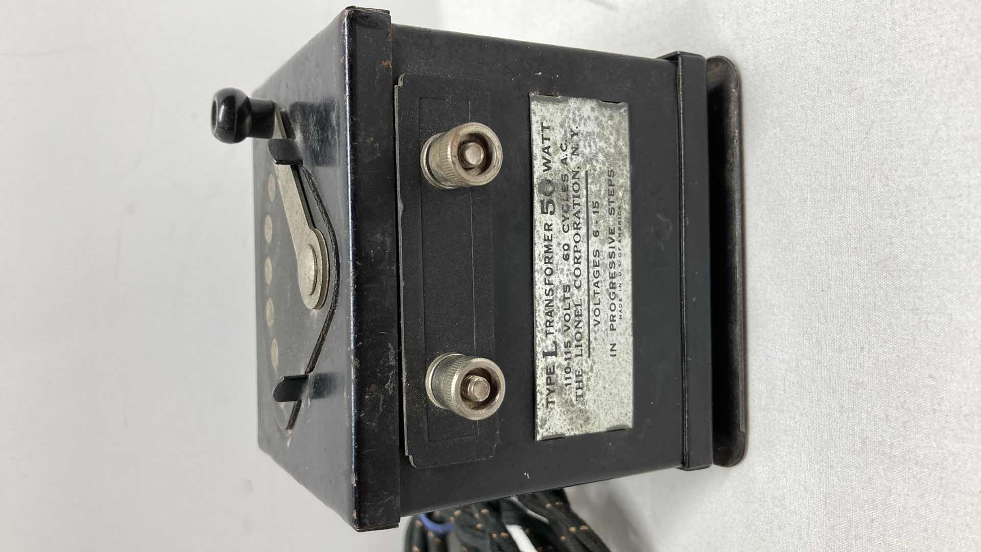 Photo 1 of LIONEL 50WATT TRANSFORMER TYPE L
