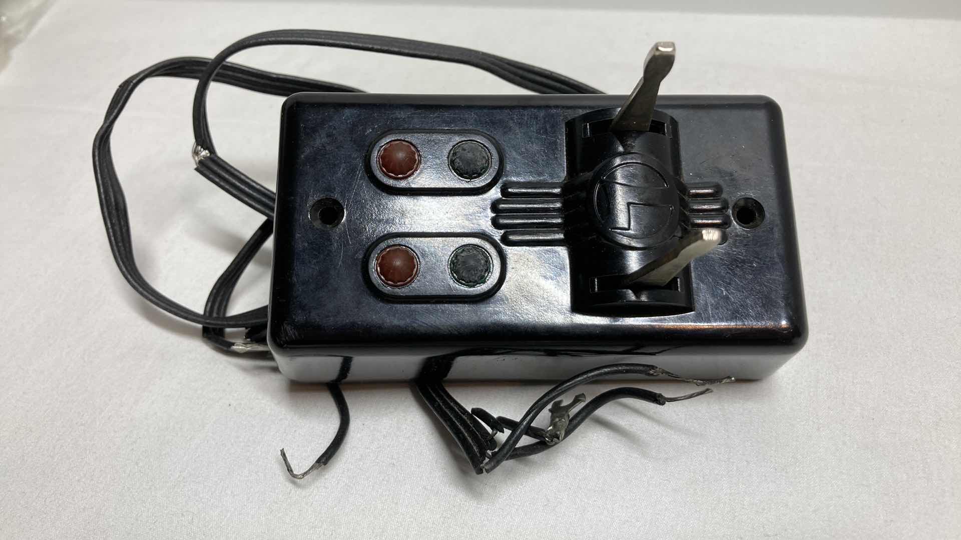 Photo 1 of LIONEL O27 GAUGE REMOTE W REMOTES, MANUAL SWITCHES (3) & SAKAI REMOTE SWITCHES JAPAN (2)