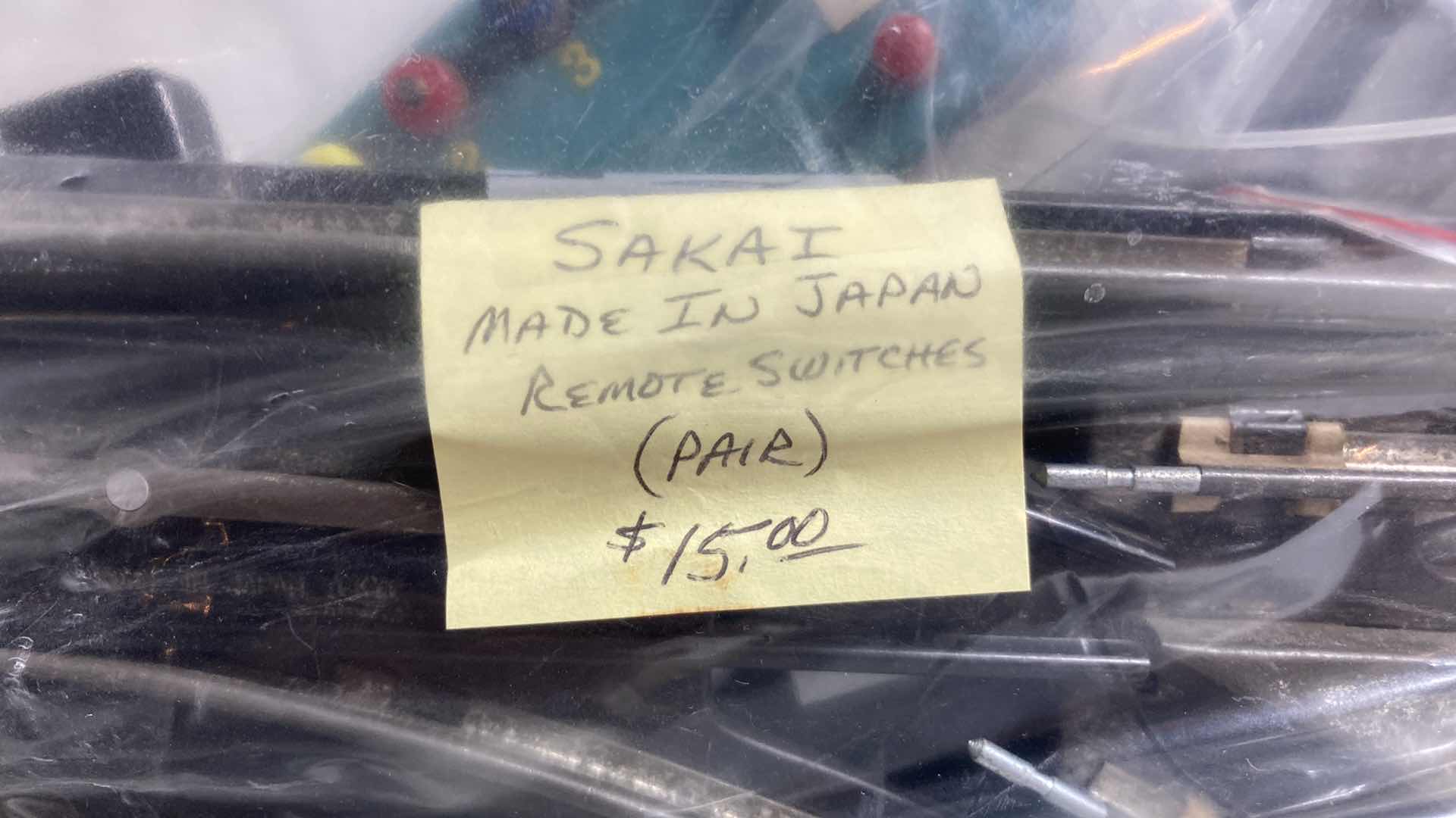 Photo 1 of LIONEL O27 GAUGE REMOTE W REMOTES, MANUAL SWITCHES (3) & SAKAI REMOTE SWITCHES JAPAN (2)