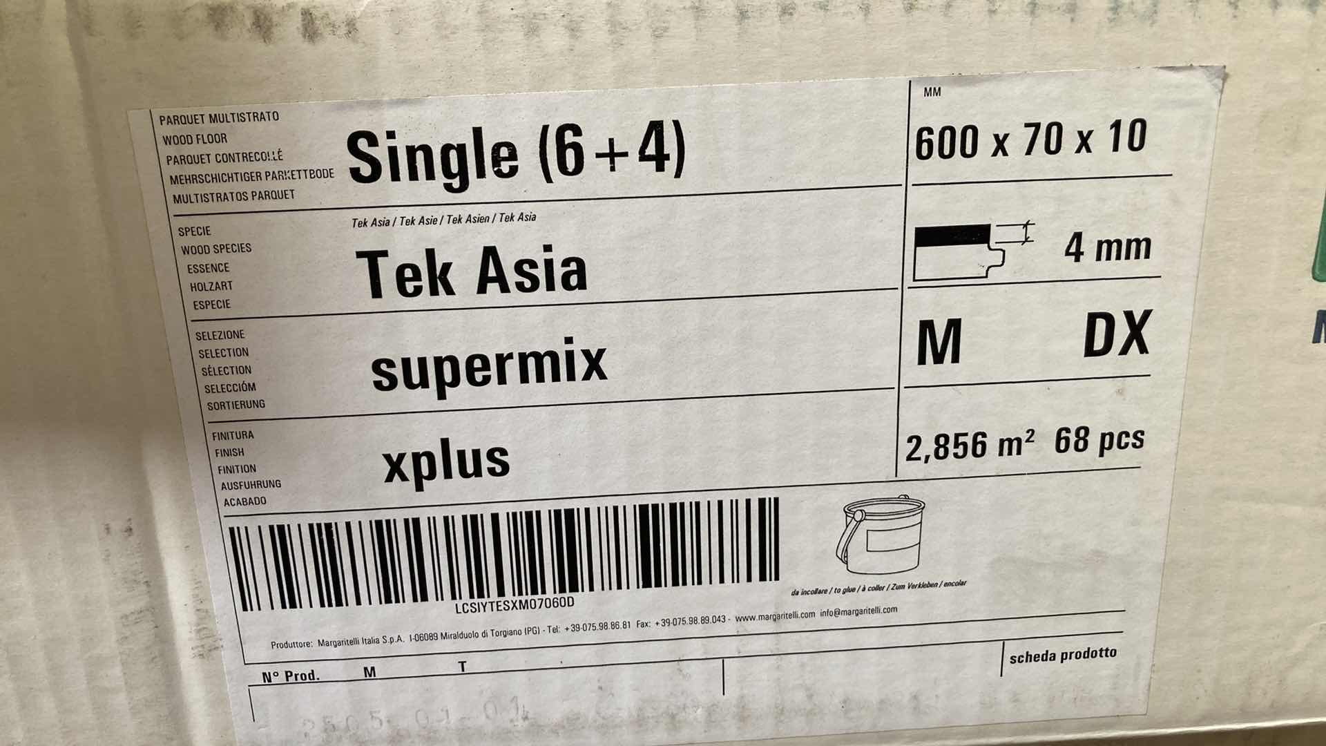 Photo 1 of LISTONE GIORDANO TEK ASIA SUPERMIX XPLUS FLOORING APPROX 210sqft 450PC 2.75” X 23.62”-27.55” H3/8”