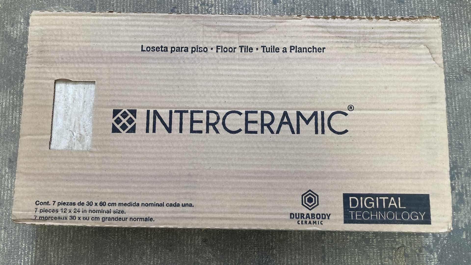 Photo 1 of INTERCERAMIC AMALFISTSTONE CREMA VASAR FLOOR TILE APPROX 81sqft 42PCS 23.5” X 11.75” H1/4”