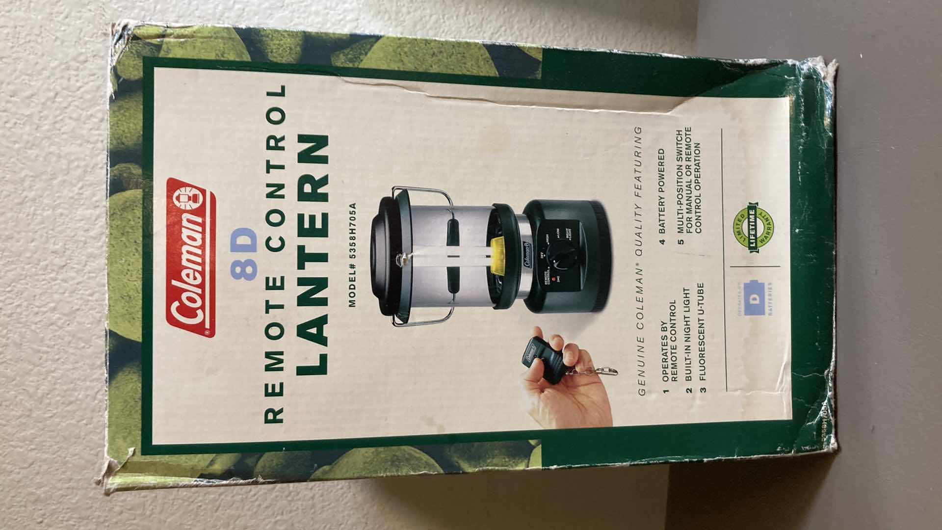 Photo 1 of COLEMAN ELECTRIC LANTERN MODEL 5358H705A