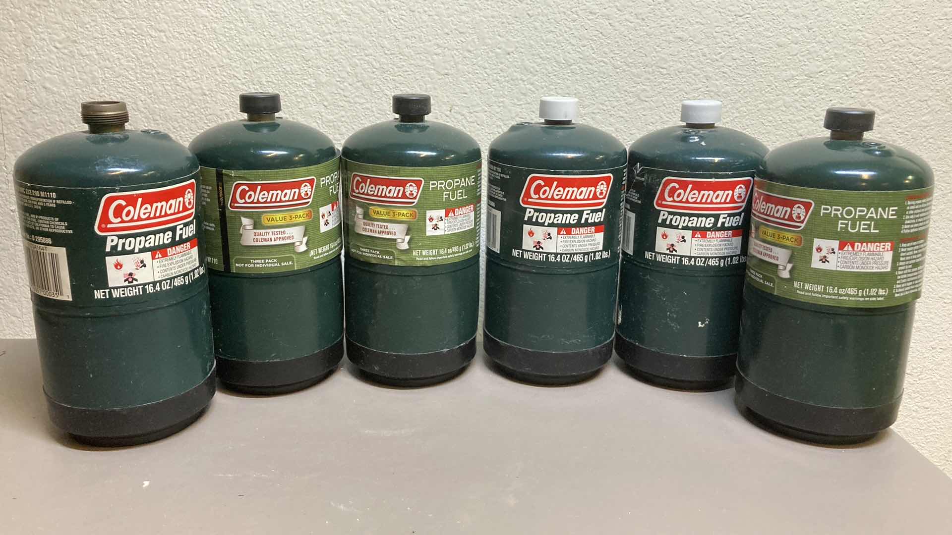 Photo 1 of COLEMAN CAMP STOVE OVEN W COLEMAN 16oz TANKS (6)