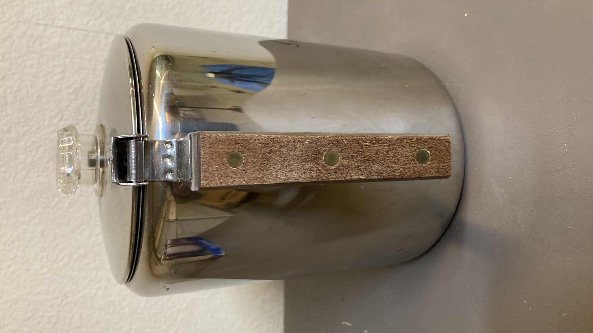 Photo 1 of GLACIER CALBELAS STAINLESS STEEL 12 CUP PERCOLATOR