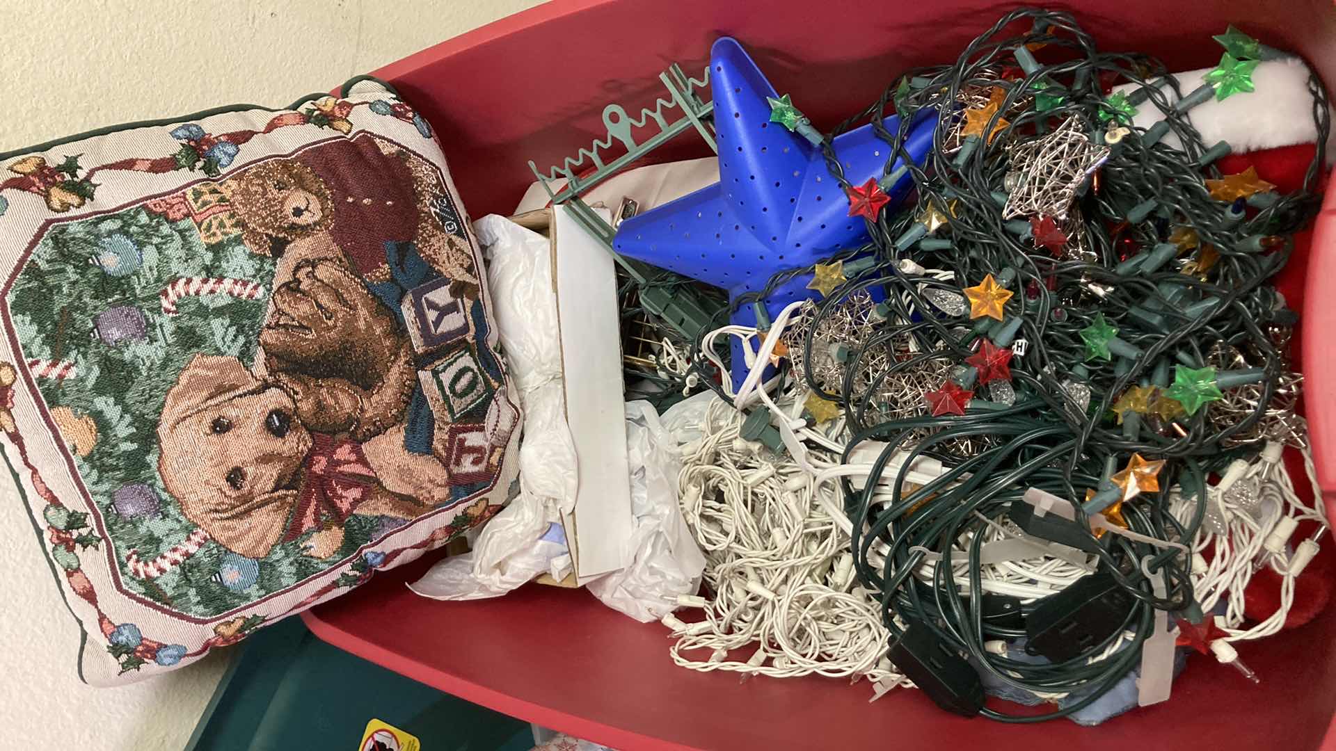 Photo 7 of CHRISTMAS DECORATIONS W TOTES