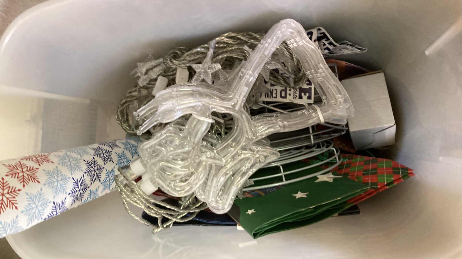 Photo 6 of CHRISTMAS DECORATIONS W TOTES