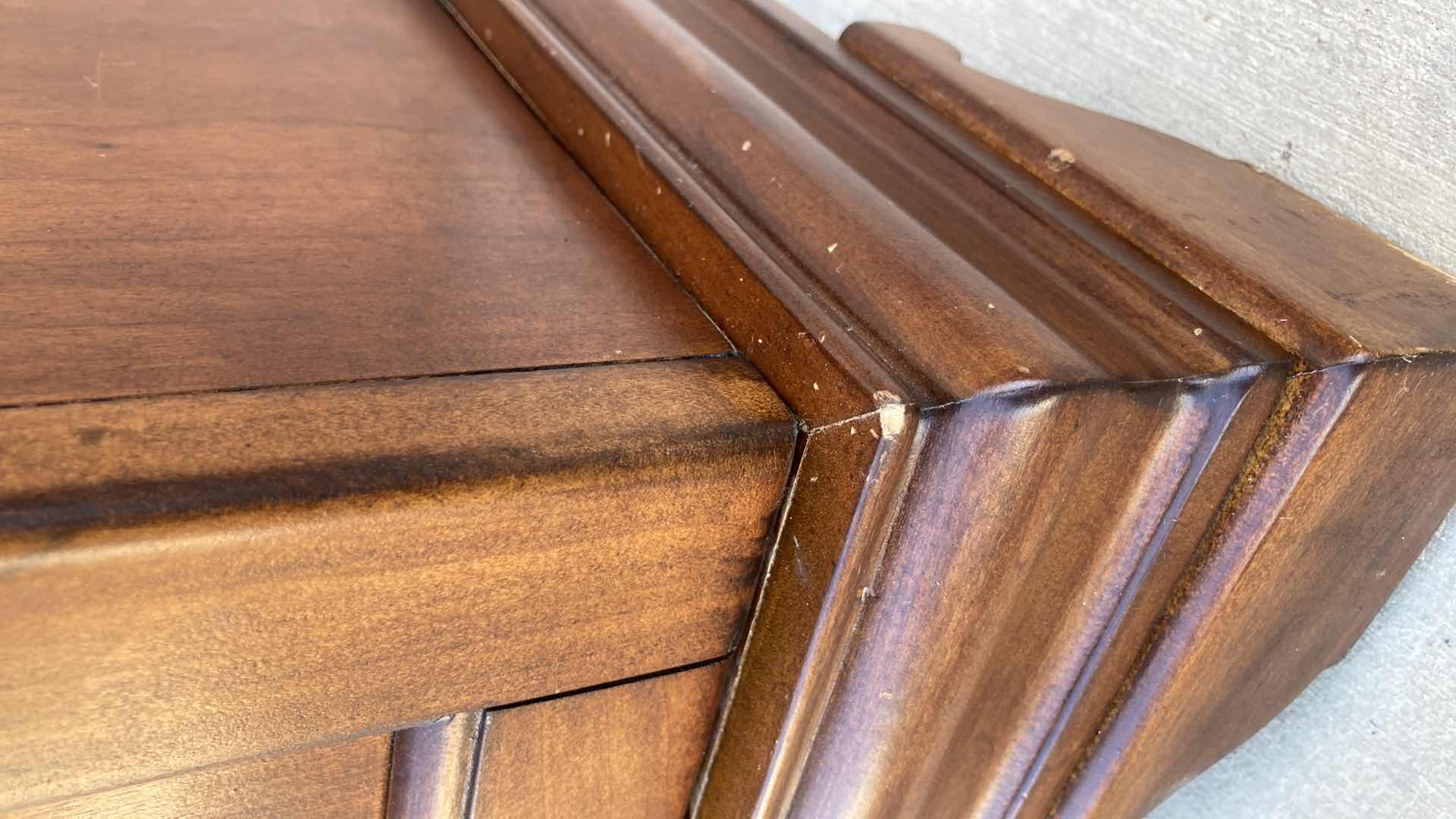 Photo 1 of MAHOGANY WOOD FINISH MEDIA STORAGE TOWER 16” X 16” H40”