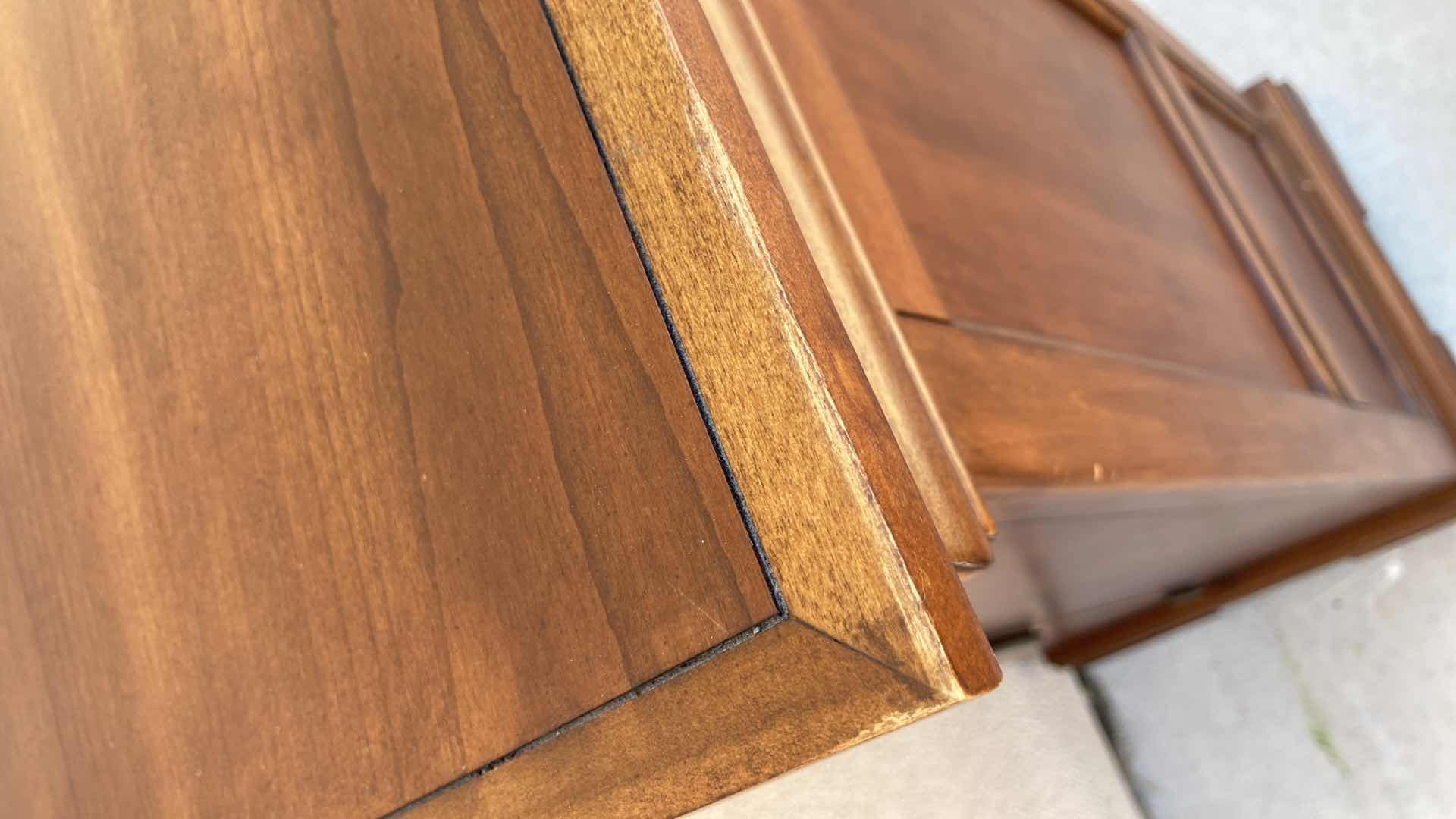 Photo 7 of MAHOGANY WOOD FINISH MEDIA STORAGE TOWER 16” X 16” H40”