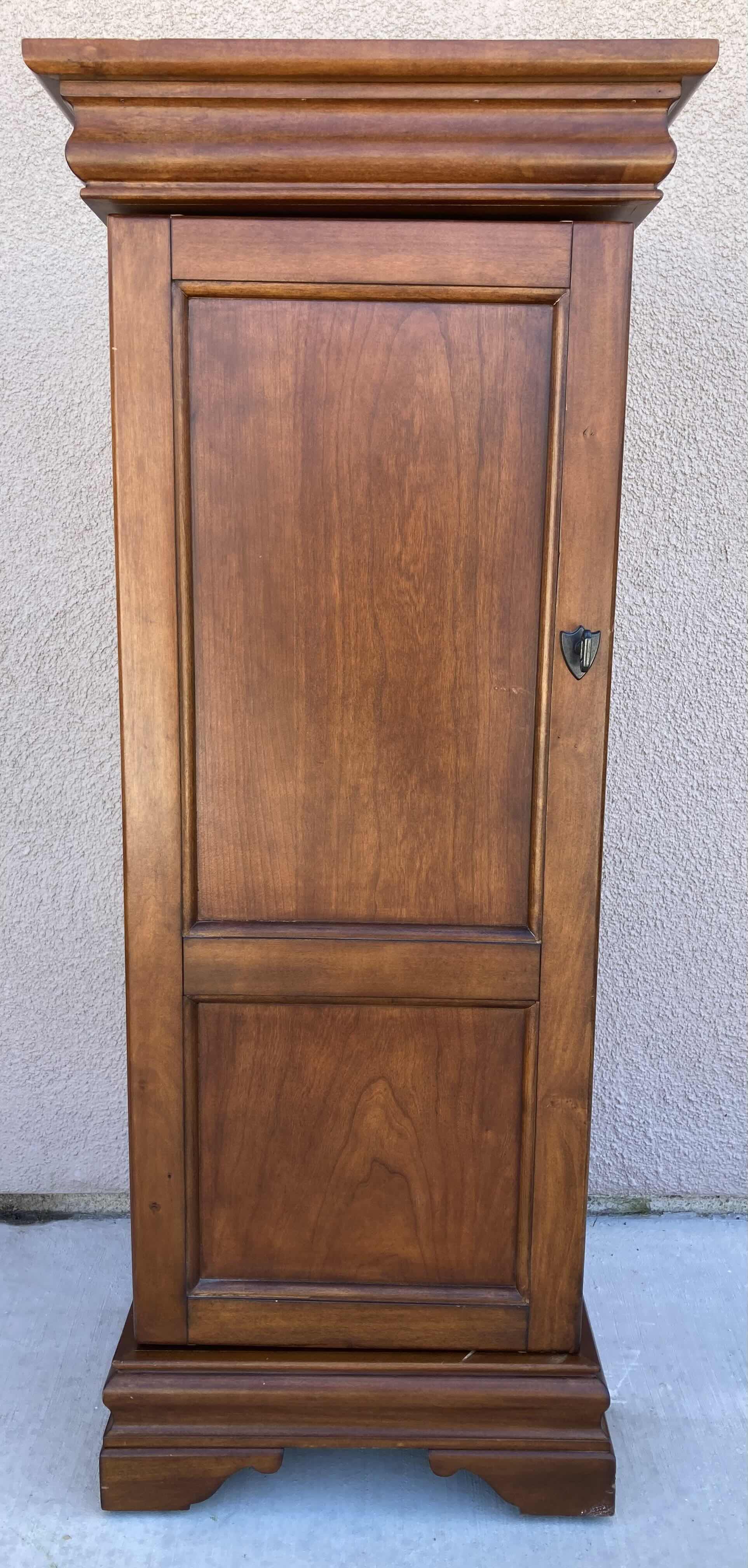 Photo 1 of MAHOGANY WOOD FINISH MEDIA STORAGE TOWER 16” X 16” H40”