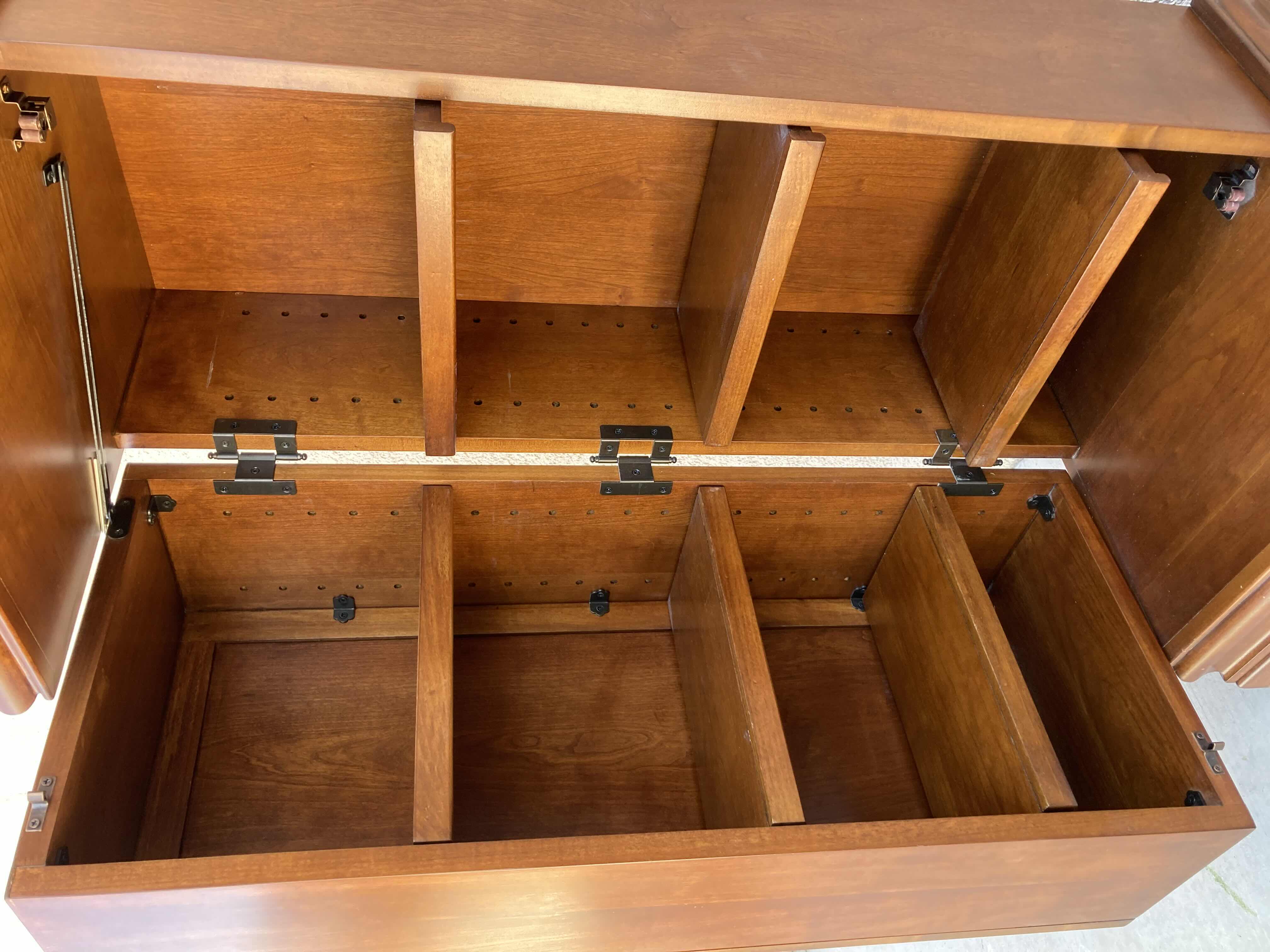 Photo 6 of MAHOGANY WOOD FINISH MEDIA STORAGE TOWER 16” X 16” H40”