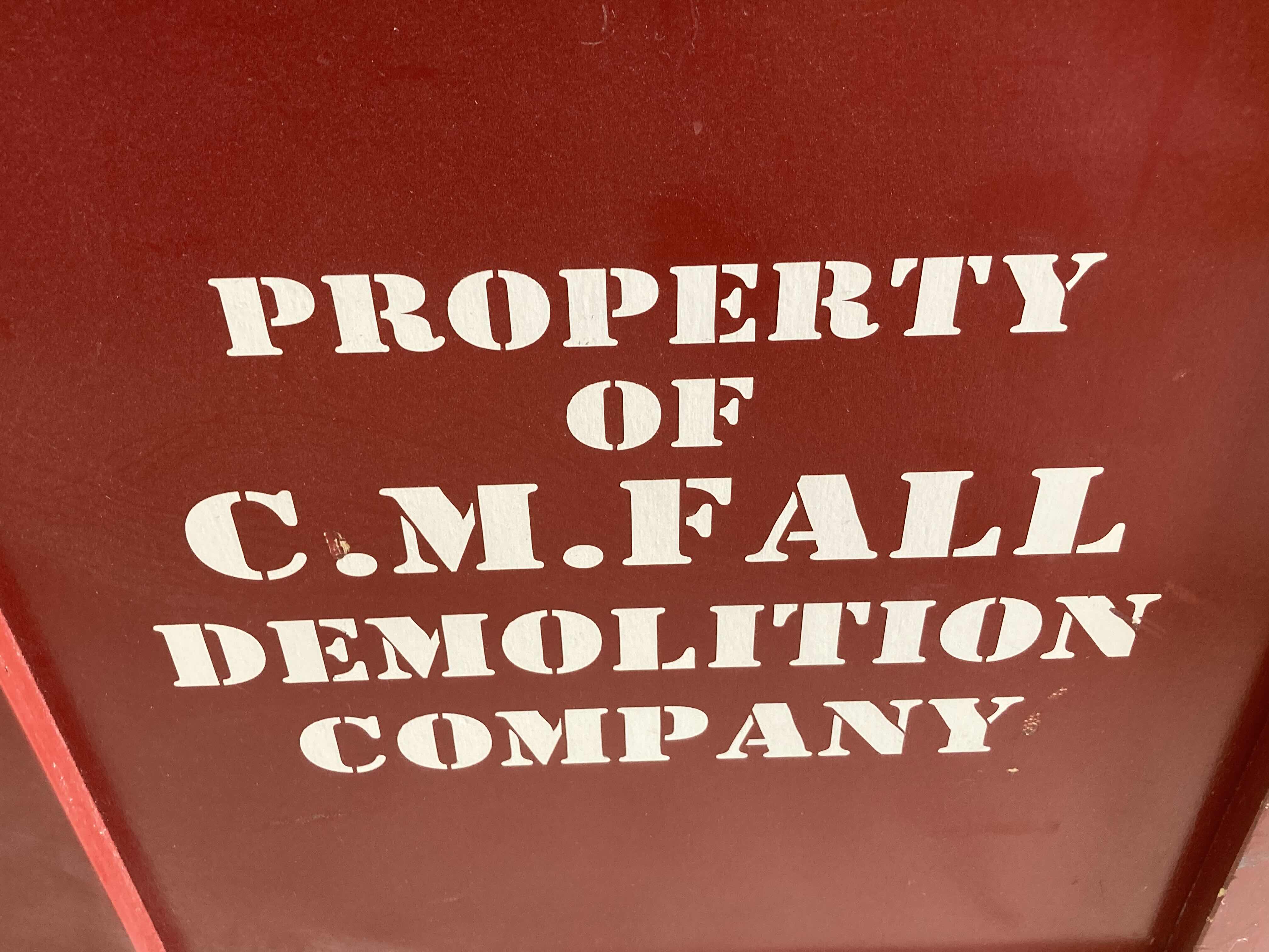 Photo 1 of SKEE-BALL INC CM FALLS DEMOLITION CO. JS 2000 BLASTING MACHINE TOKEN ARCADE GAME 32” X 43” H89”