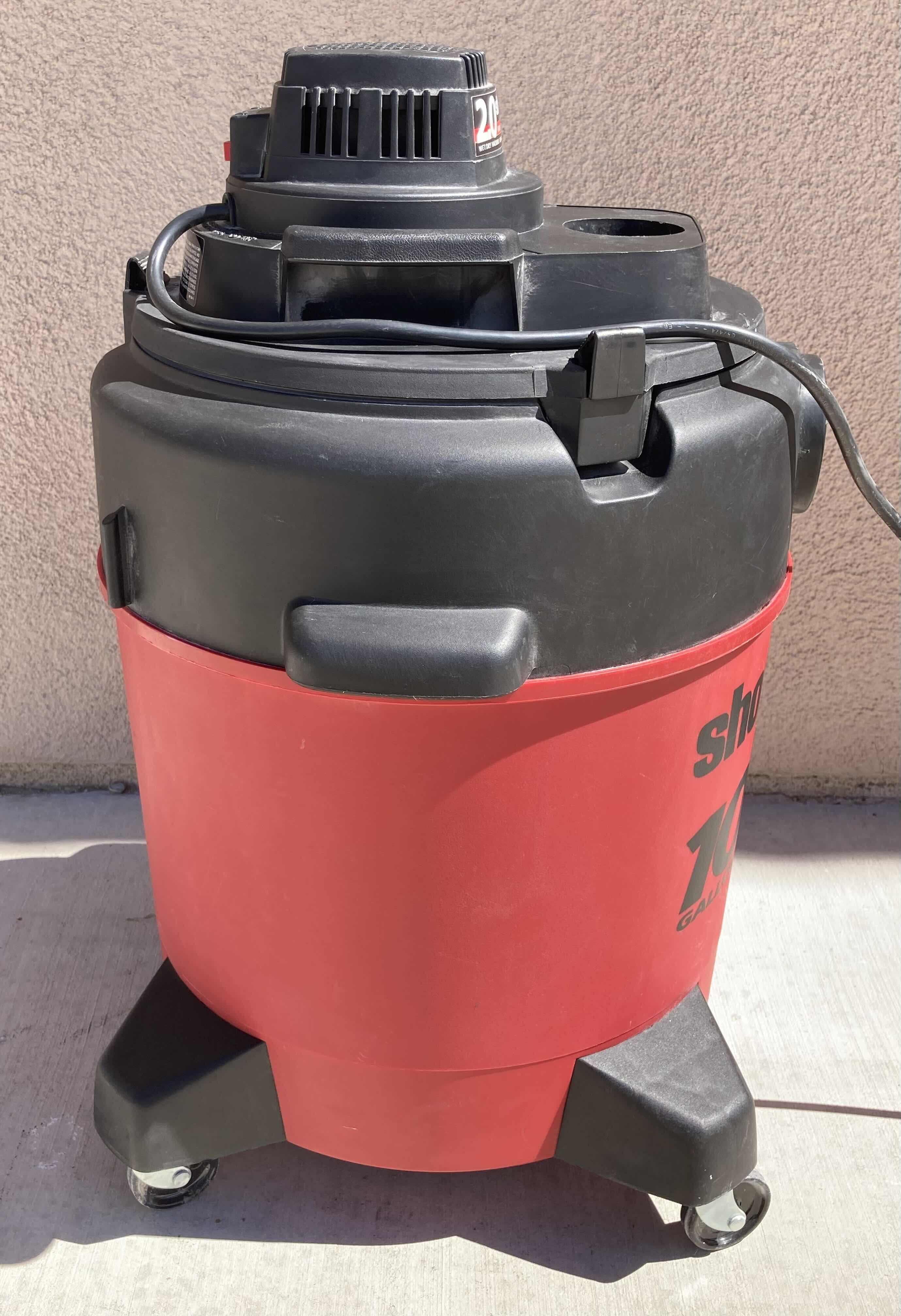 Photo 1 of SHOP VAC 2.0HP ORIGINAL WET/DRY 10GAL VACUUM MODEL 700E W HOSE & 2 EXTENSION ATTACHMENTS