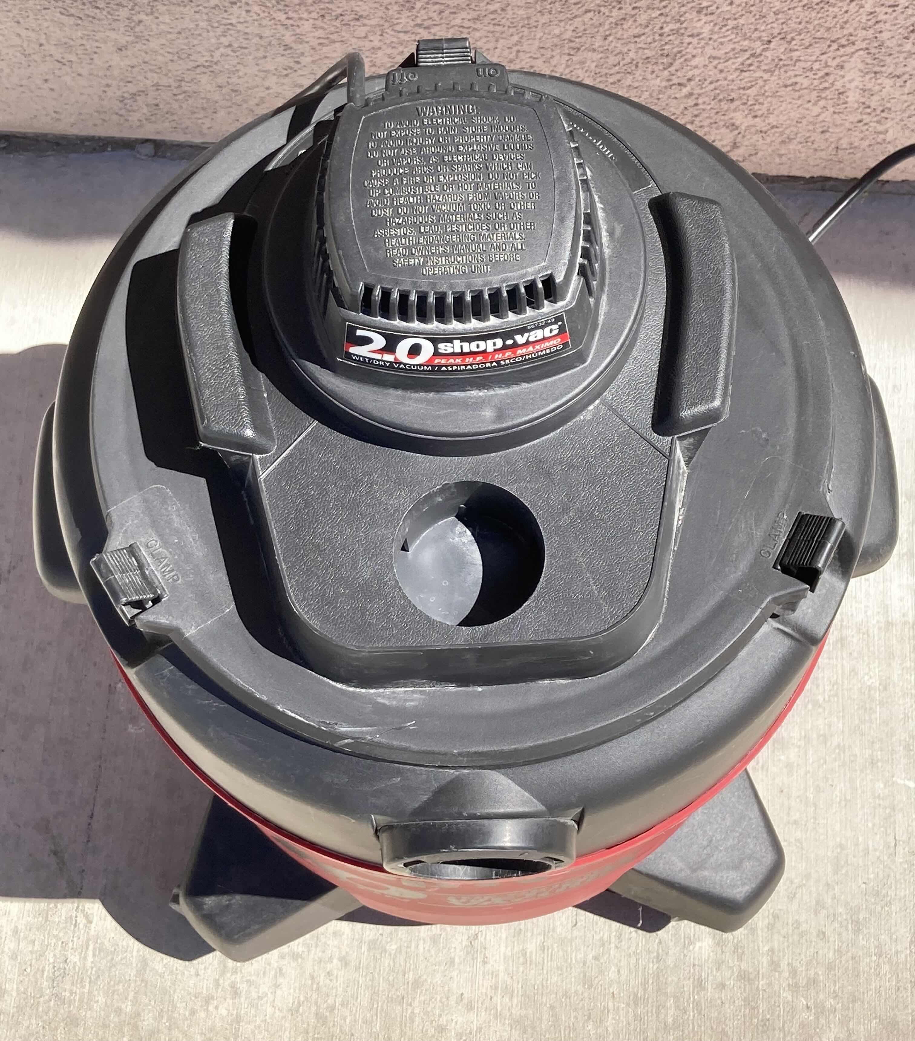 Photo 1 of SHOP VAC 2.0HP ORIGINAL WET/DRY 10GAL VACUUM MODEL 700E W HOSE & 2 EXTENSION ATTACHMENTS