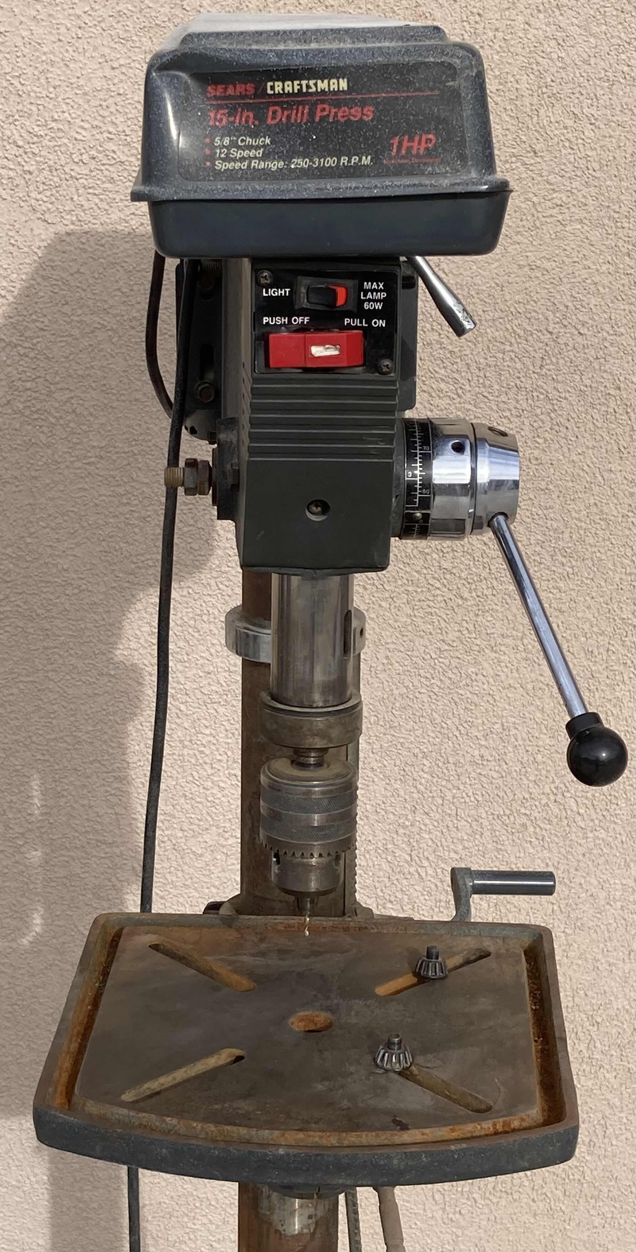 Photo 1 of CRAFTSMAN 15” DRILL PRESS SWIVEL TILT TABLE MODEL 113213151
