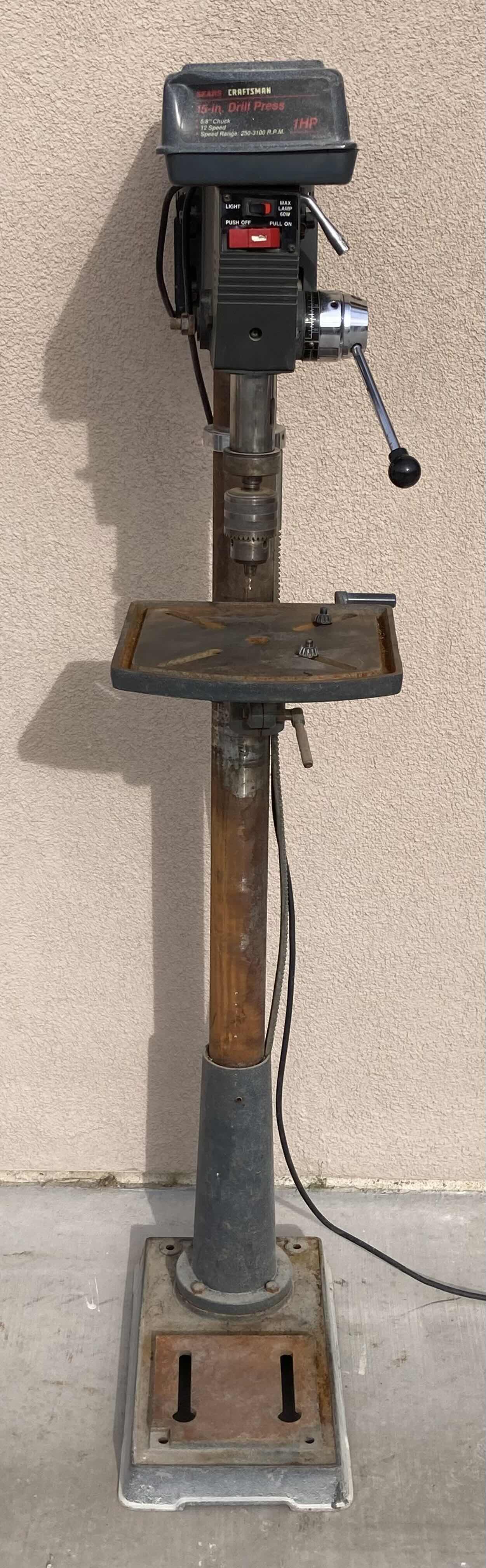 Photo 1 of CRAFTSMAN 15” DRILL PRESS SWIVEL TILT TABLE MODEL 113213151