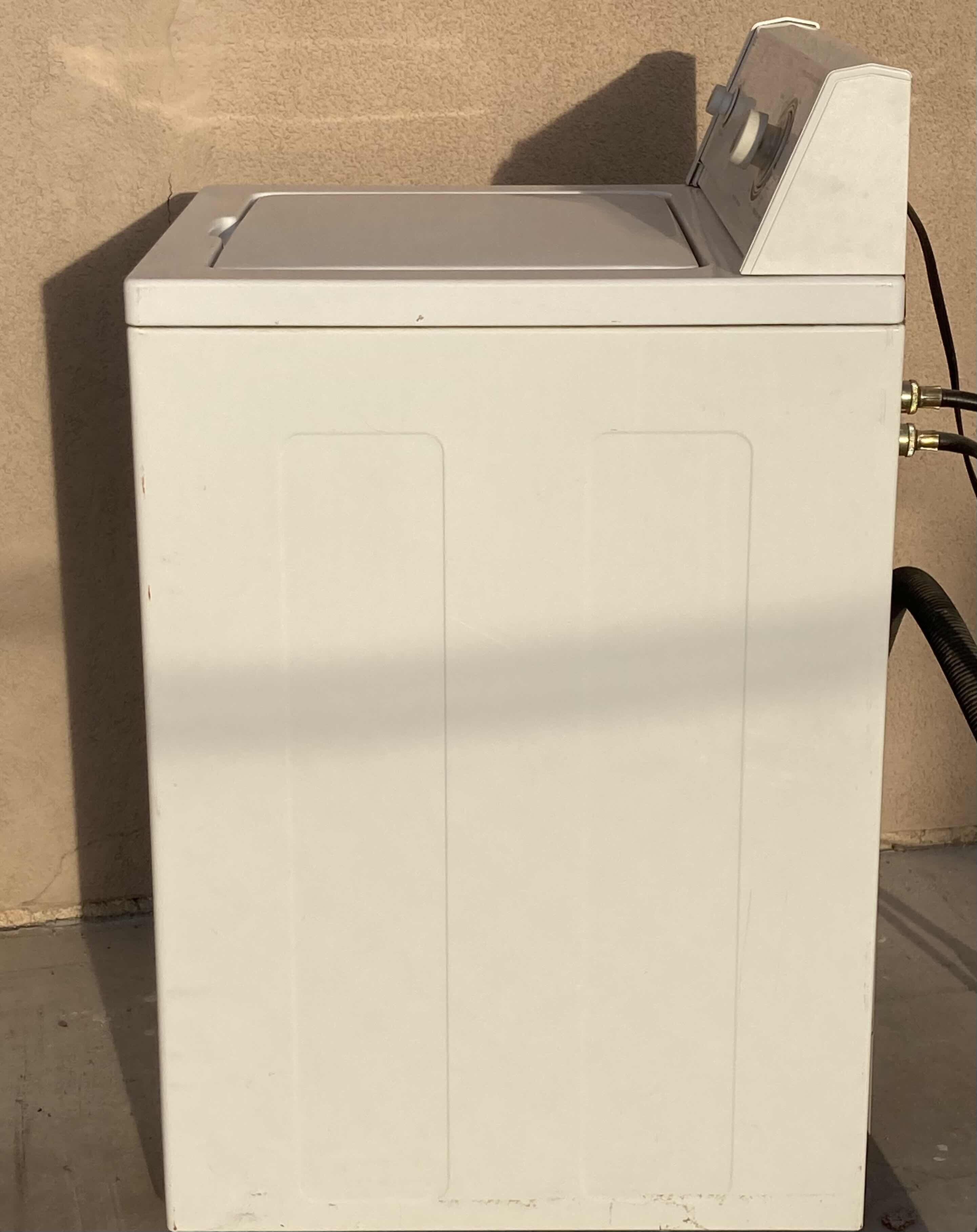 Photo 1 of ROPER HEAVY-DUTY EXTRA LARGE CAPACITY TOP LOAD WASHER MODEL RAB4132HQ0 W DRAIN & HOT/COLD WATER HOSES