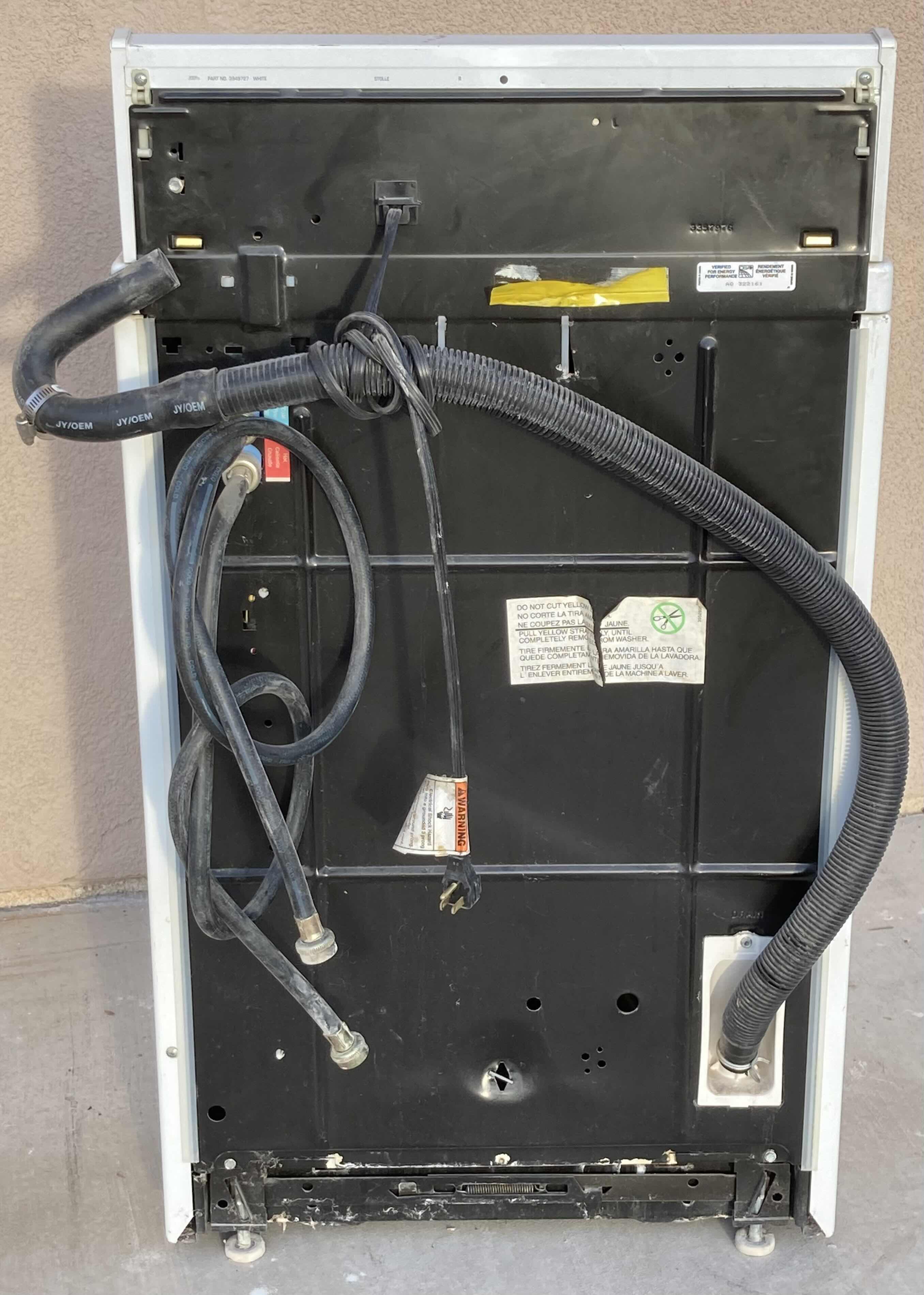 Photo 1 of ROPER HEAVY-DUTY EXTRA LARGE CAPACITY TOP LOAD WASHER MODEL RAB4132HQ0 W DRAIN & HOT/COLD WATER HOSES