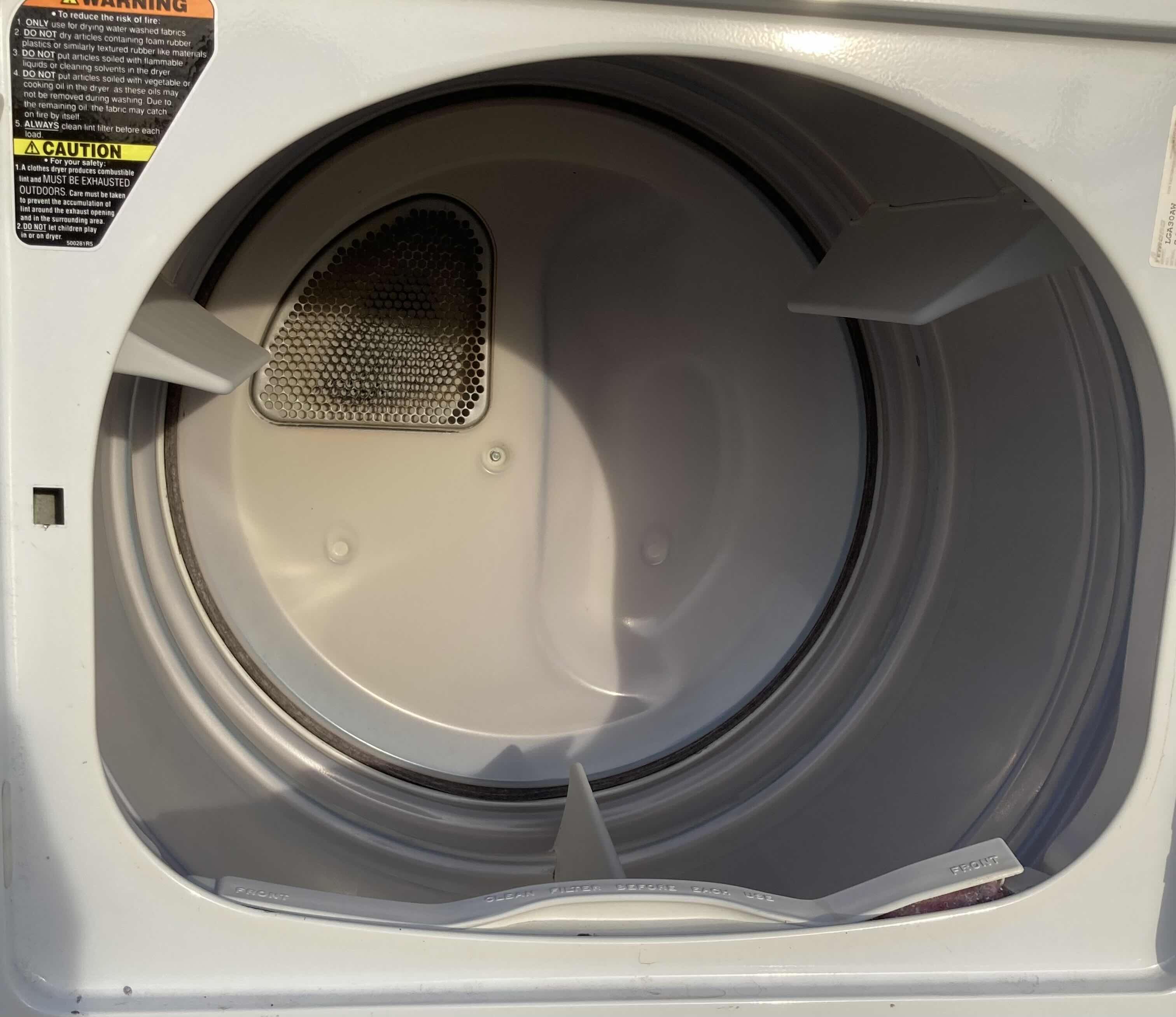 Photo 6 of AMANA COMMERCIAL QUALITY GAS DRYER MODEL LGA30AW