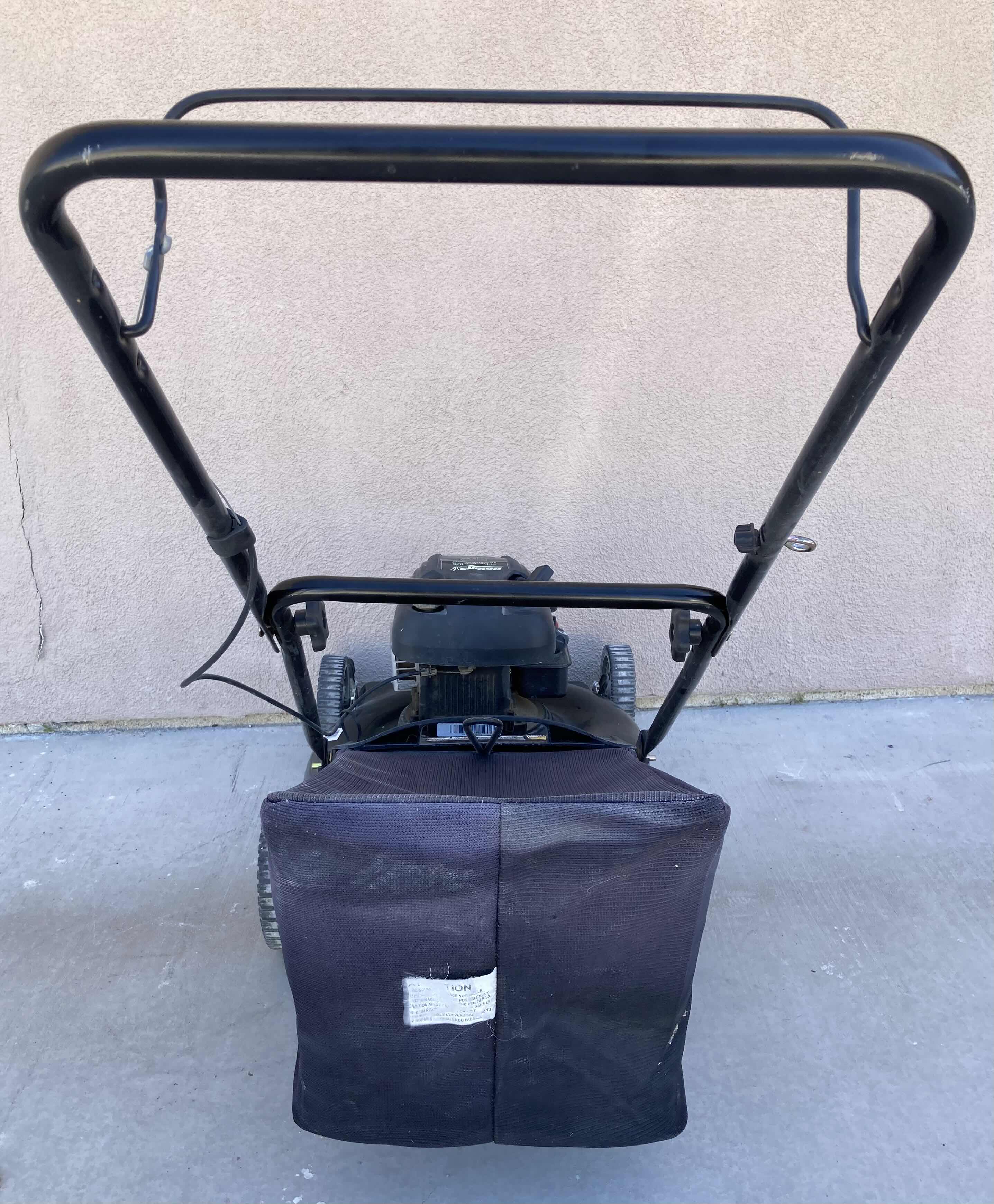 Photo 1 of BOLENS 550 SERIES 21” CUT/REAR BAG MULCHING LAWN MOWER MODEL 11A-414J265
