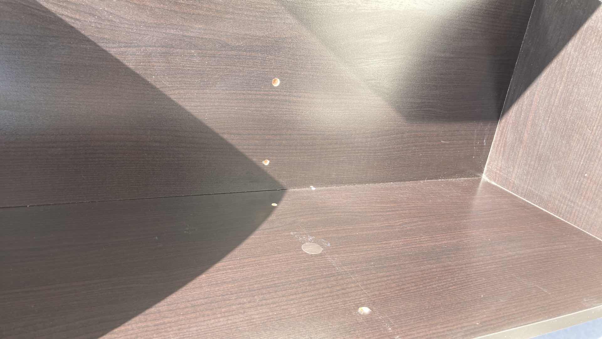 Photo 1 of DARK ESPRESSO CORNER SHELF 12” X 12” H60”