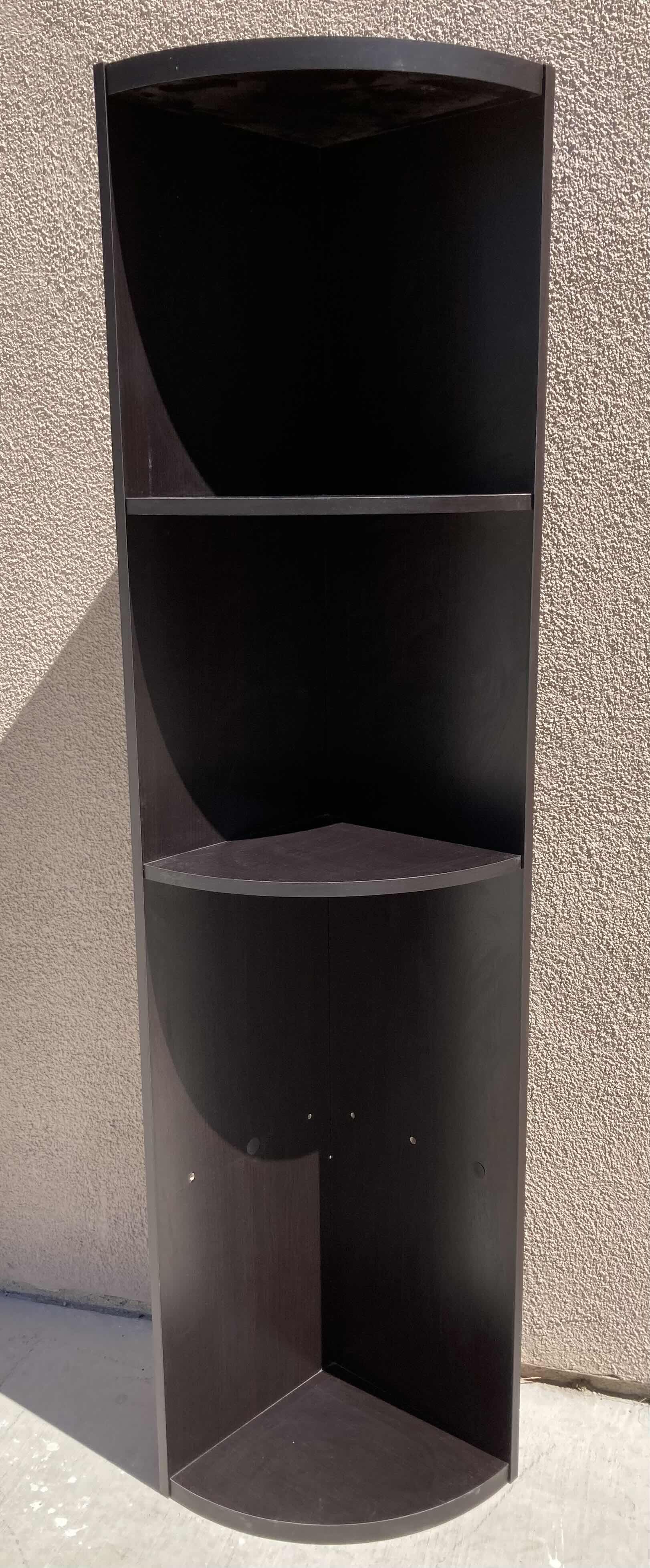 Photo 1 of DARK ESPRESSO CORNER SHELF 12” X 12” H60”