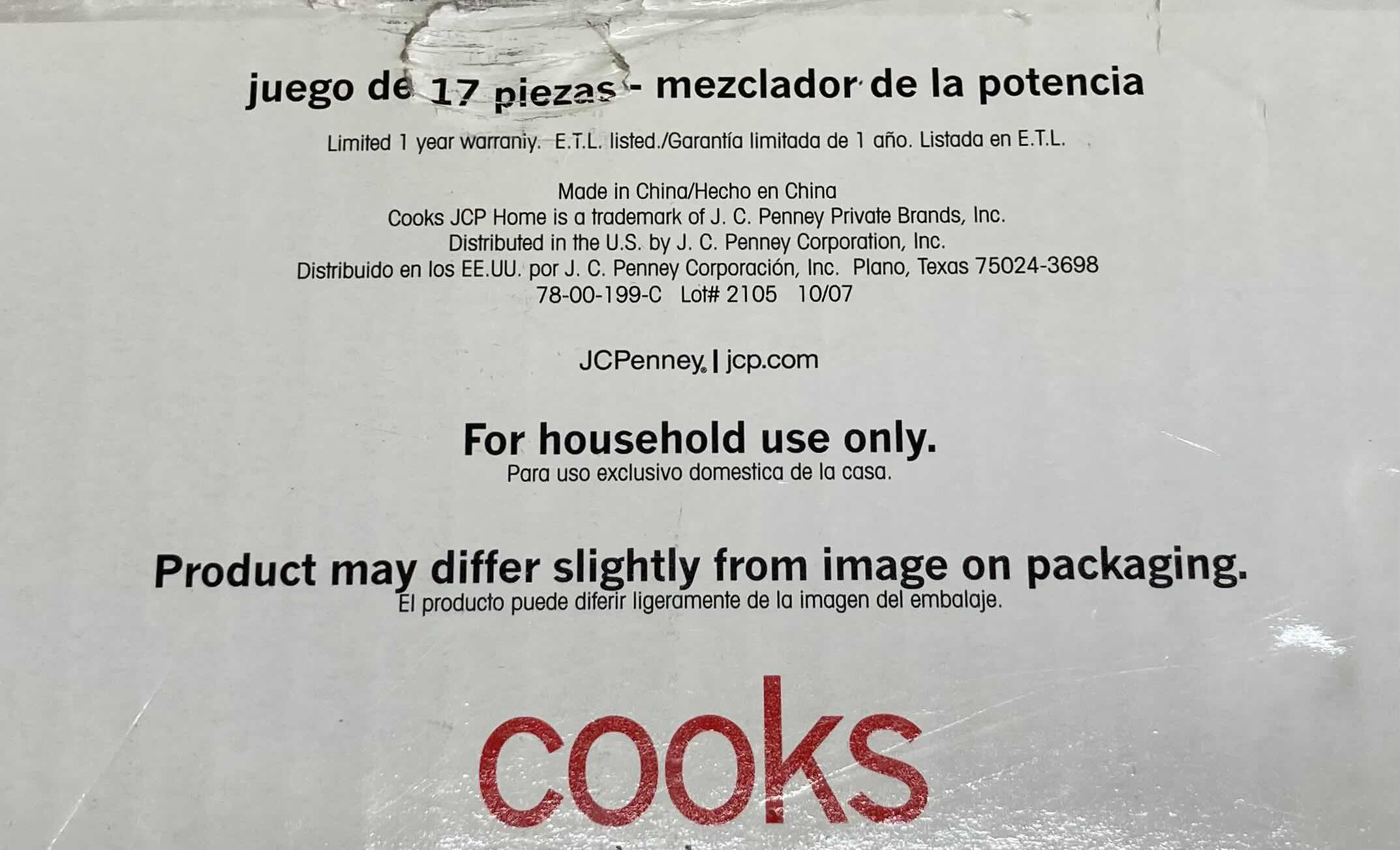 Photo 1 of NEW COOKS 5-IN-1 POWER BLENDER 