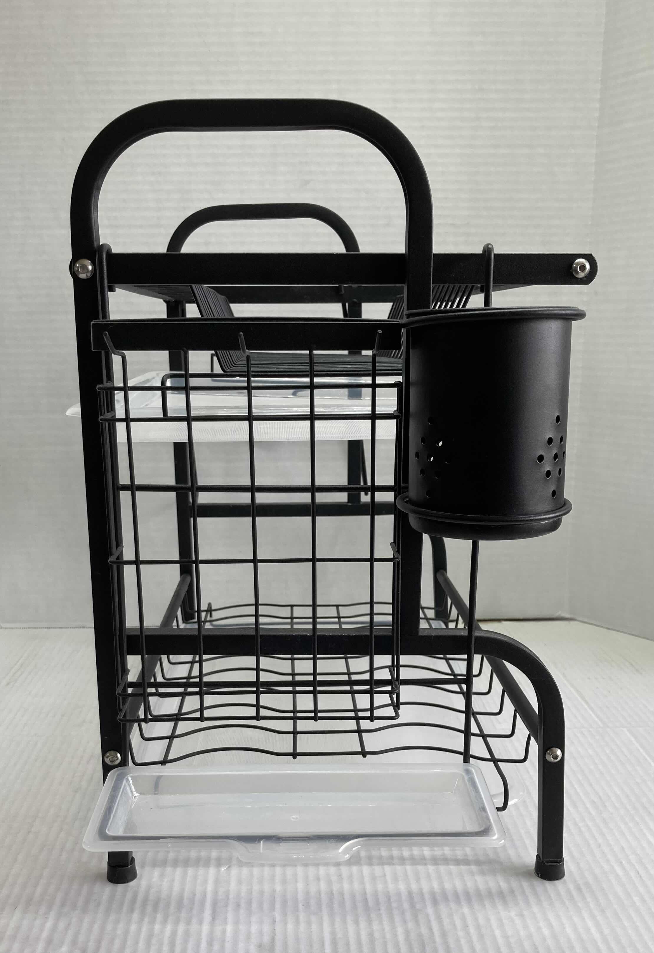 Photo 1 of KASSO STAINLESS STEEL 2 TIER DISH DRYING RACK 15.7” X 10.2” H16.1