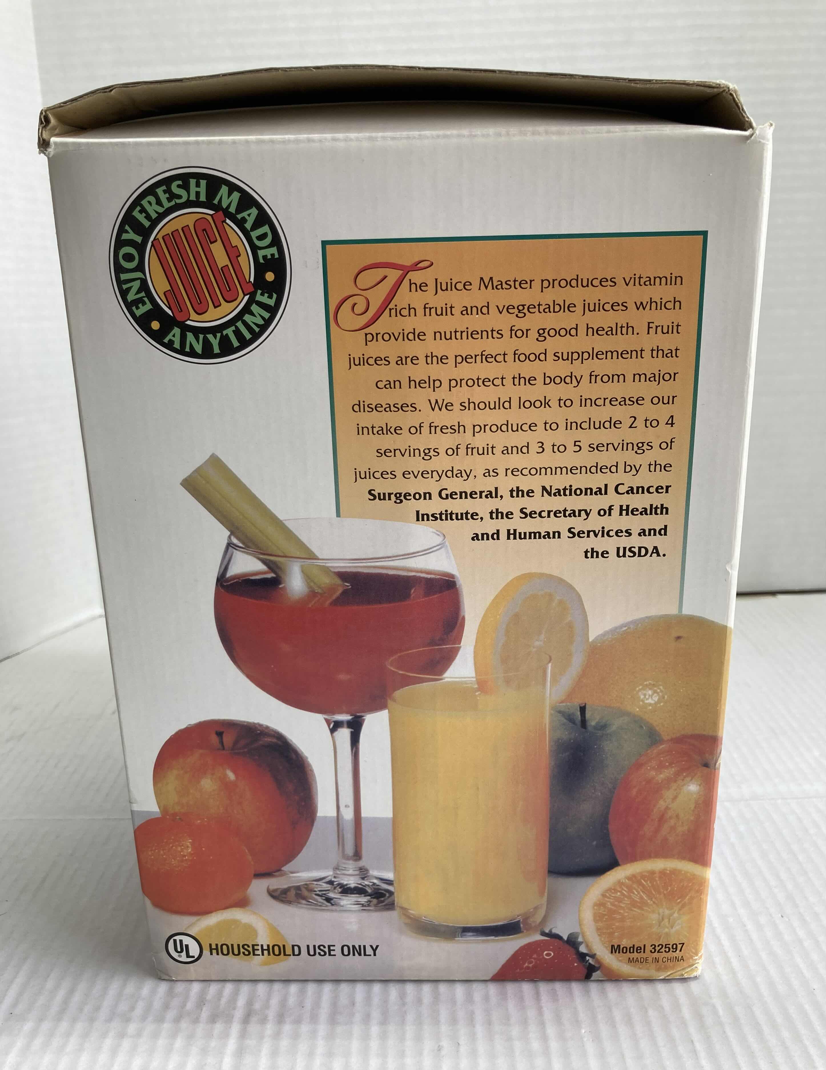 Photo 1 of NEW BAKE WITH BOB AND JOYCE JUICE MASTER JUICE MAKER